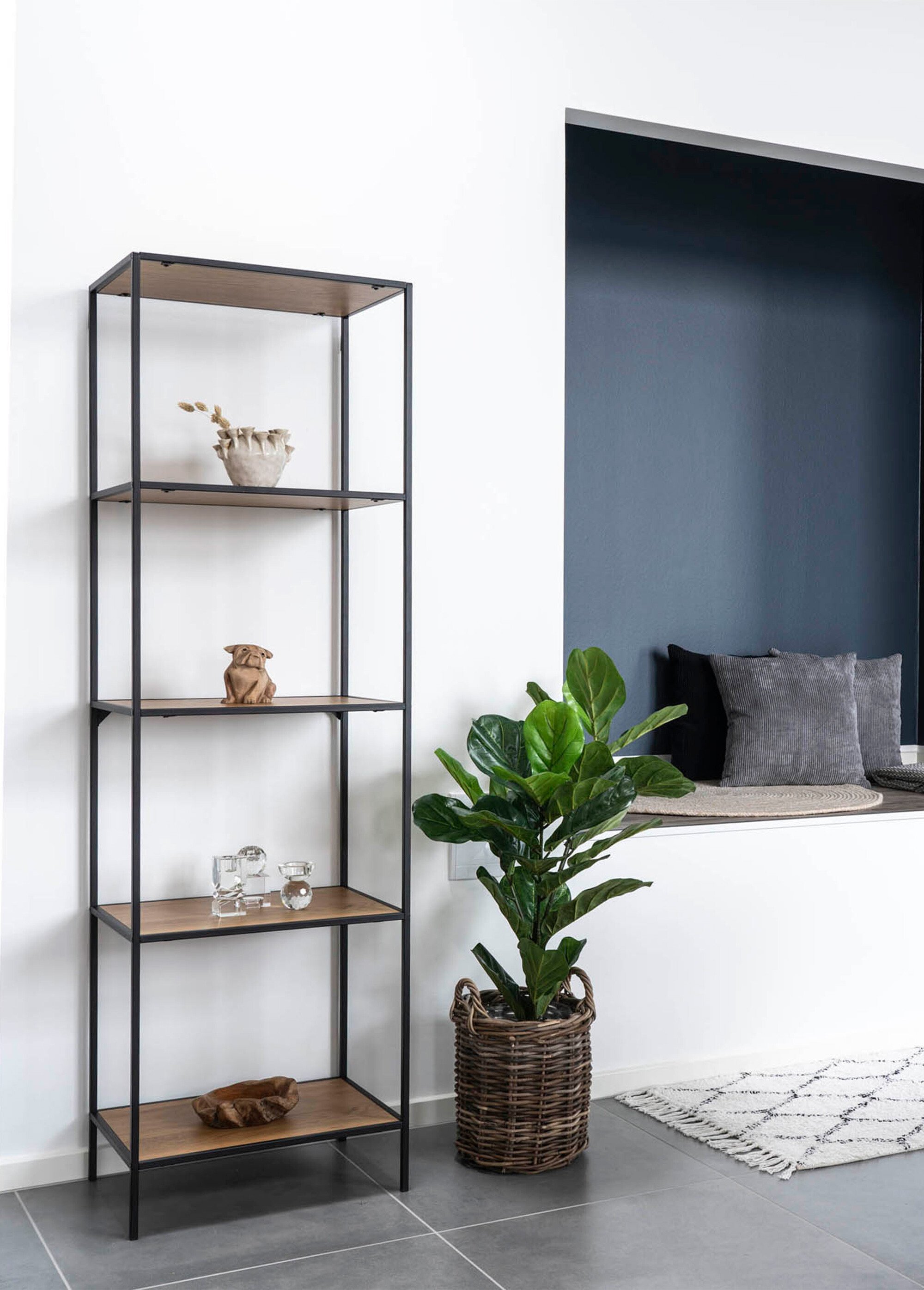 Etagère tablettes aspect chêne larg 51cm BEIGE HN-3001075 SI1