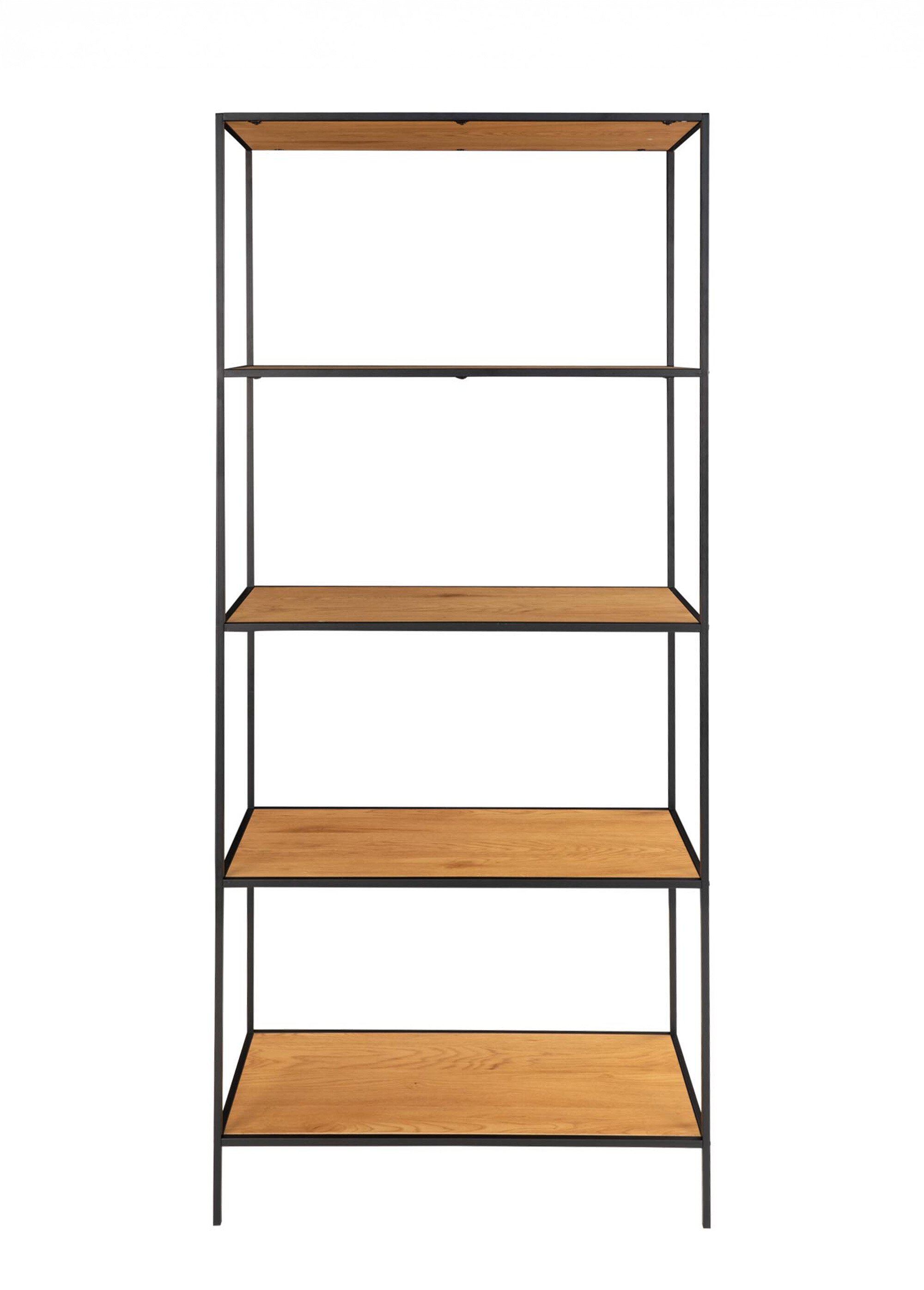 Etagère tablettes aspect chêne larg 80cm BEIGE HN-3001105 DE1