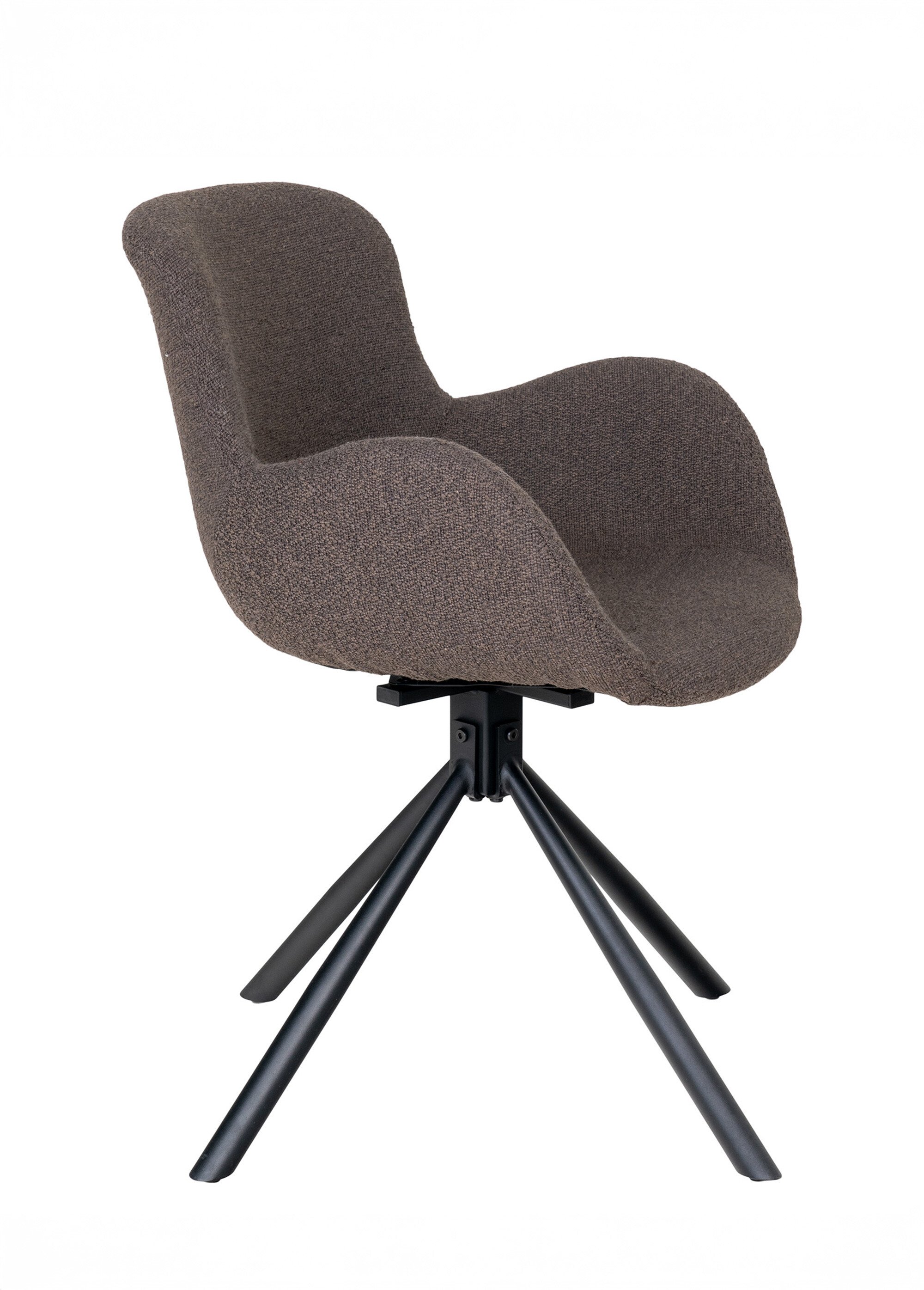 Fauteuil en bouclette, assise pivotante CHAMPIGNON HN-1001187 DR1