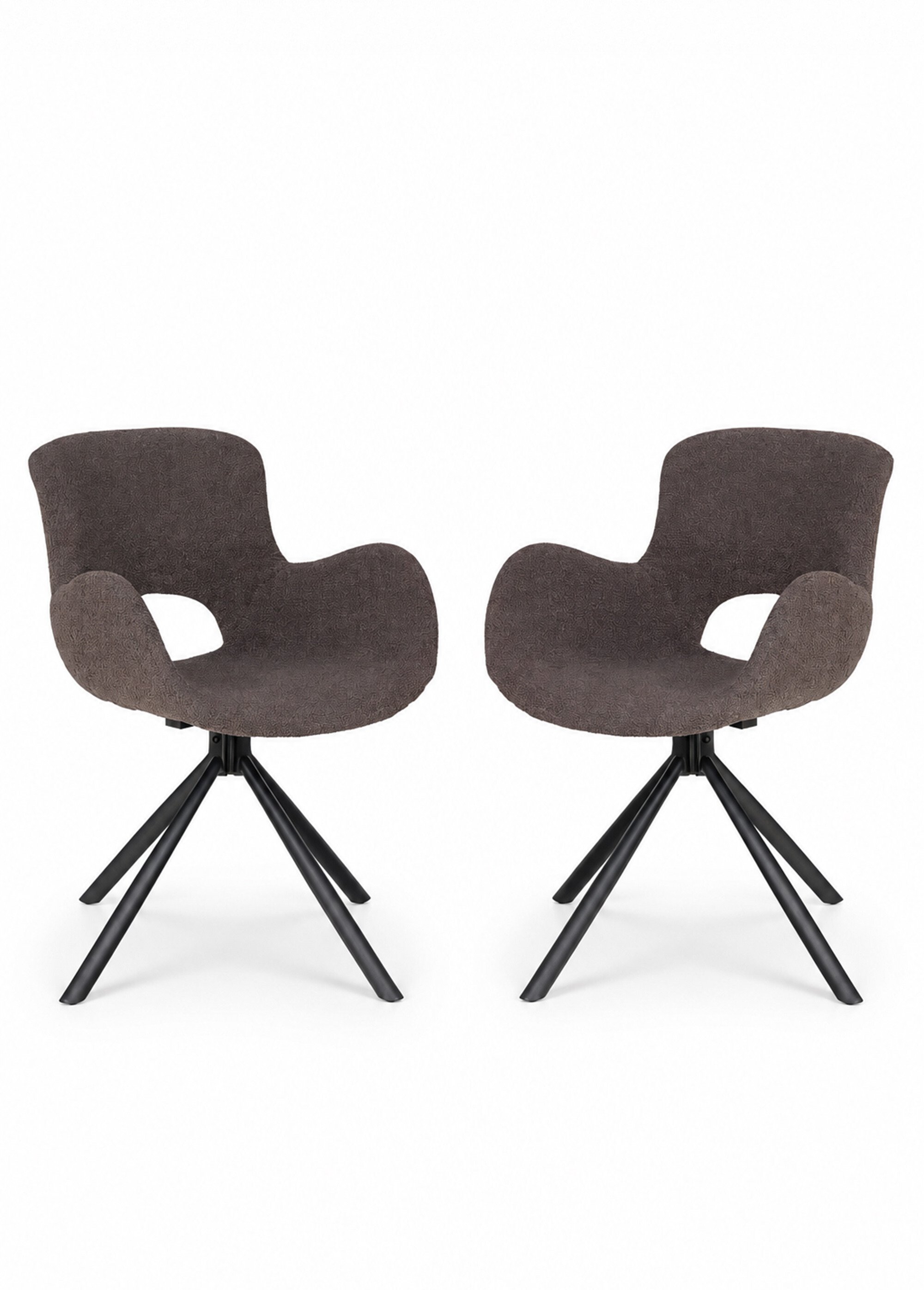Fauteuils en bouclette, assise pivotante CHAMPIGNON HN-1001187 FA1