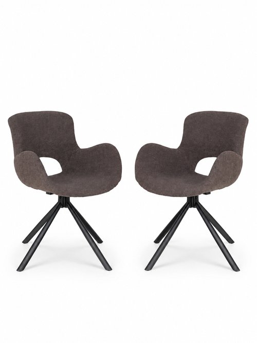 Fauteuils en bouclette, assise pivotante CHAMPIGNON HN-1001187 FA1