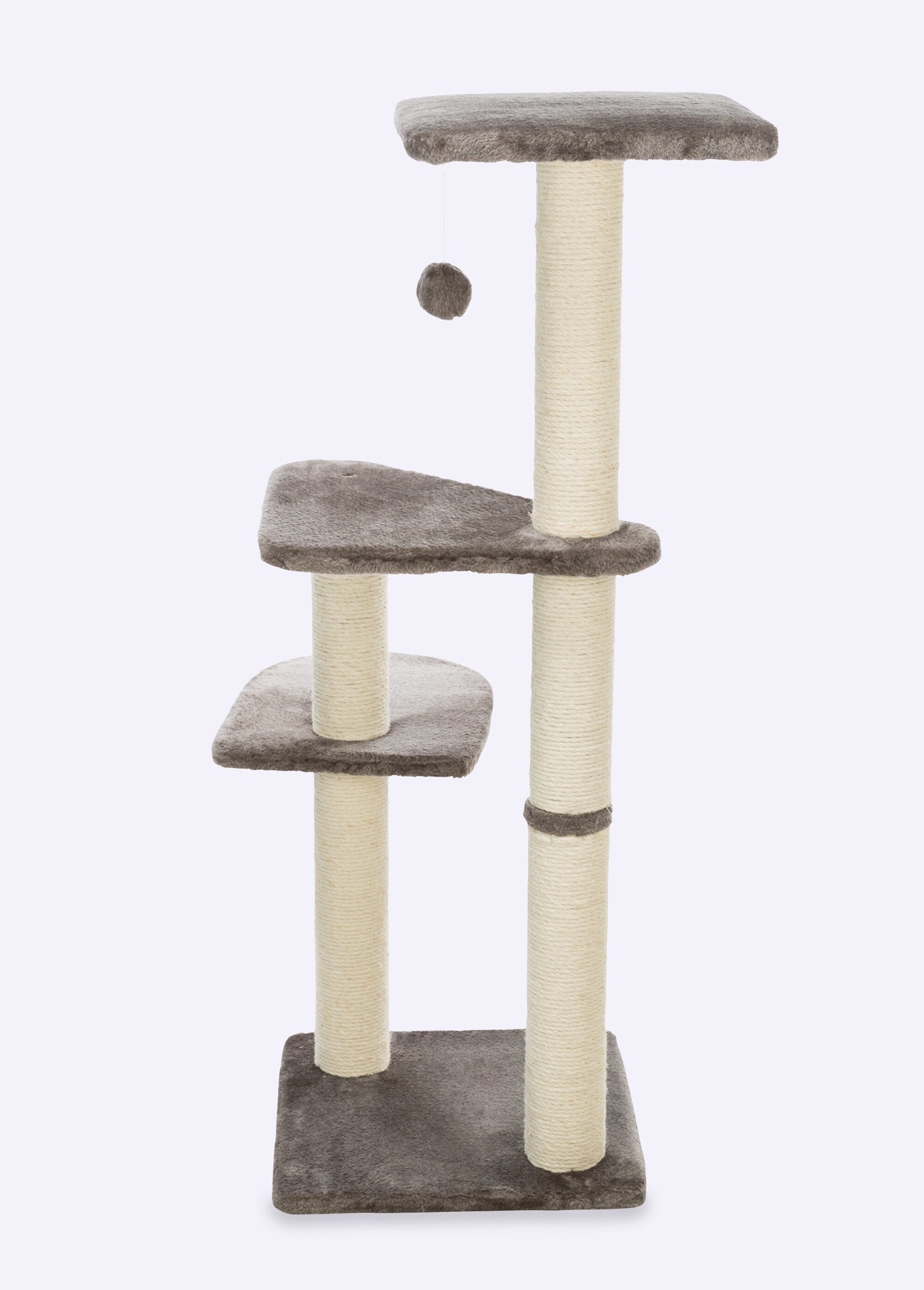 Grand arbre à chat ALTEA, hauteur 117cm GRIS TRX-43882 DO1