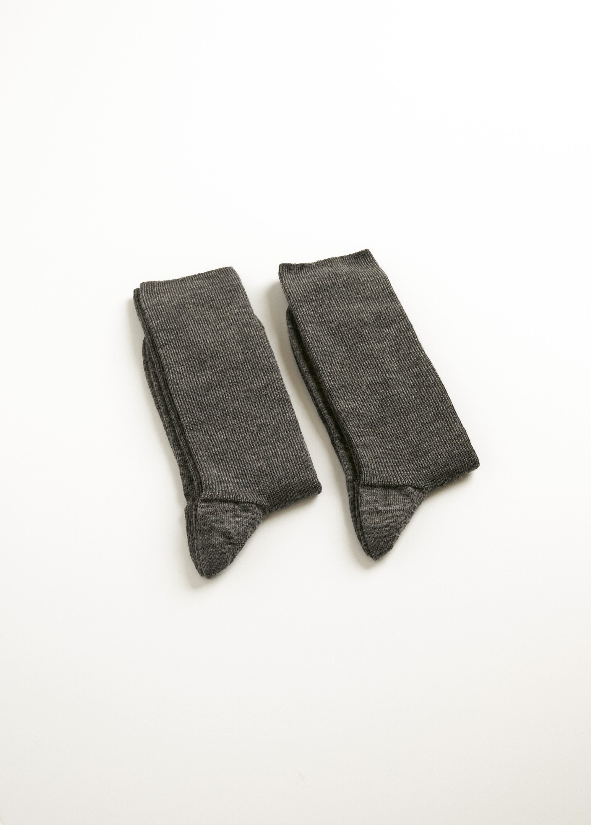 Mi-chaussettes sans compression chauds - lot de 2 paires Homme Gris ILOT DE1