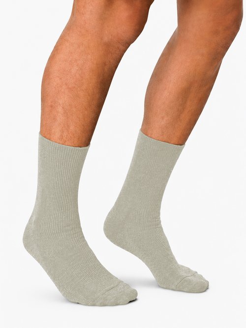 Mi-chaussettes sans compression chauds - lot de 2 paires Homme Gris ILOT FA1