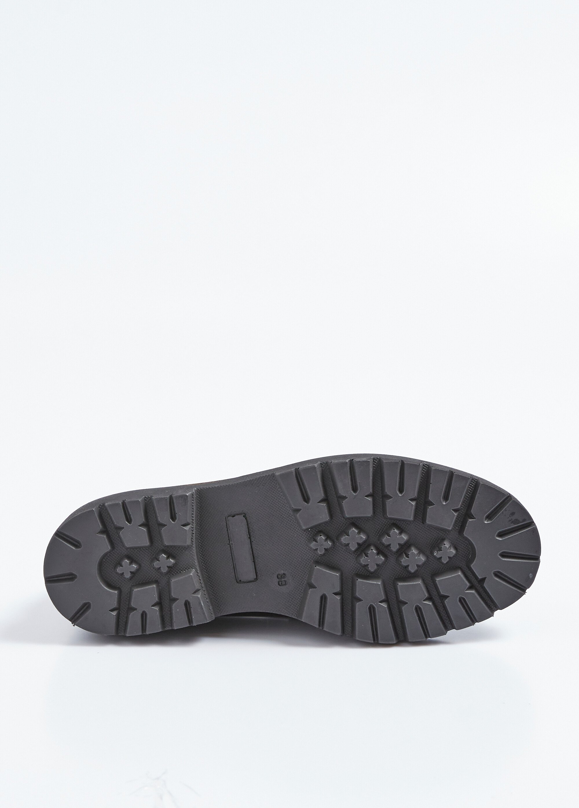 Mocassins cuir mors métal et semelle crantée Femme Noir TOMKENYA552 UN1