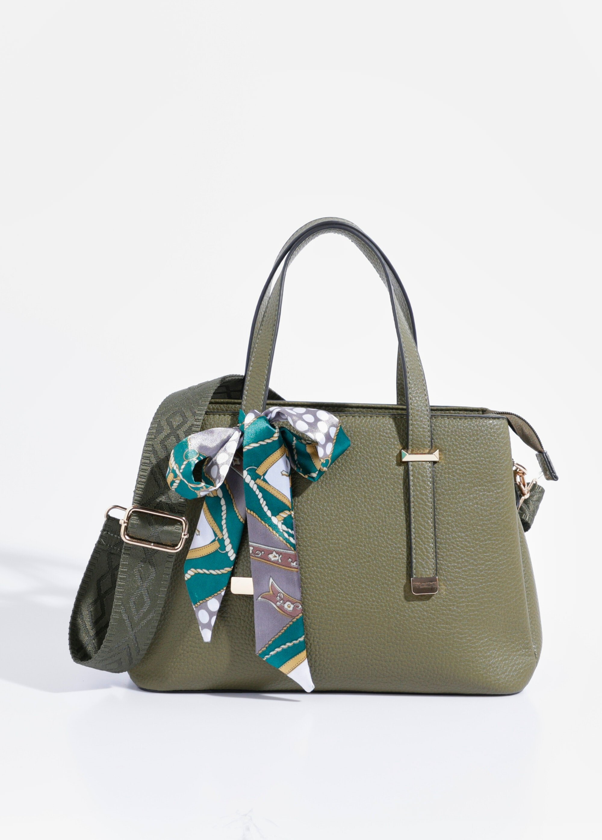 Sac à main porté épaule ou main Femme Vert BAG-M296 FA1
