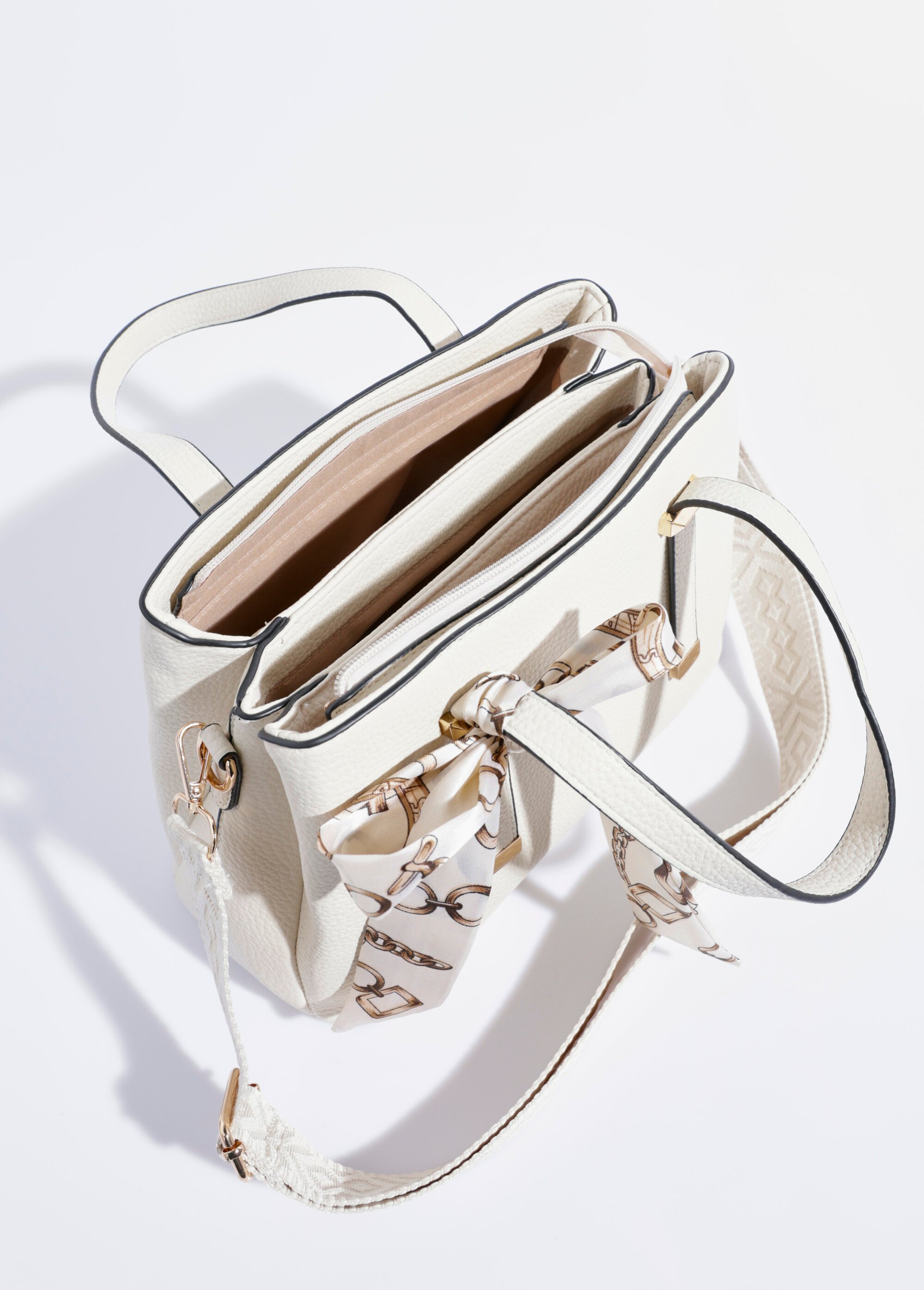 Sac à main porté épaule ou main Femme Beige BAG-M296 DE1