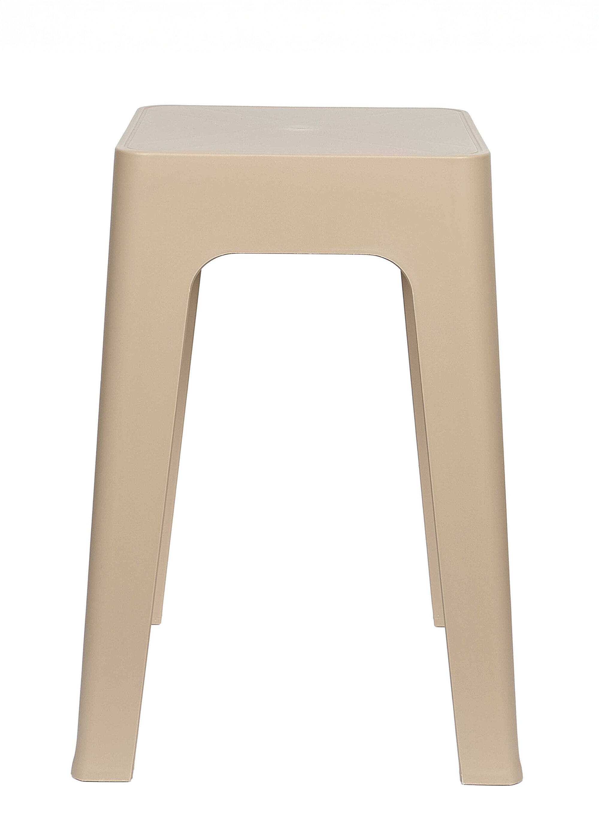Tabouret de jardin empilable design BEIGE CMP-HDO0421 DE1