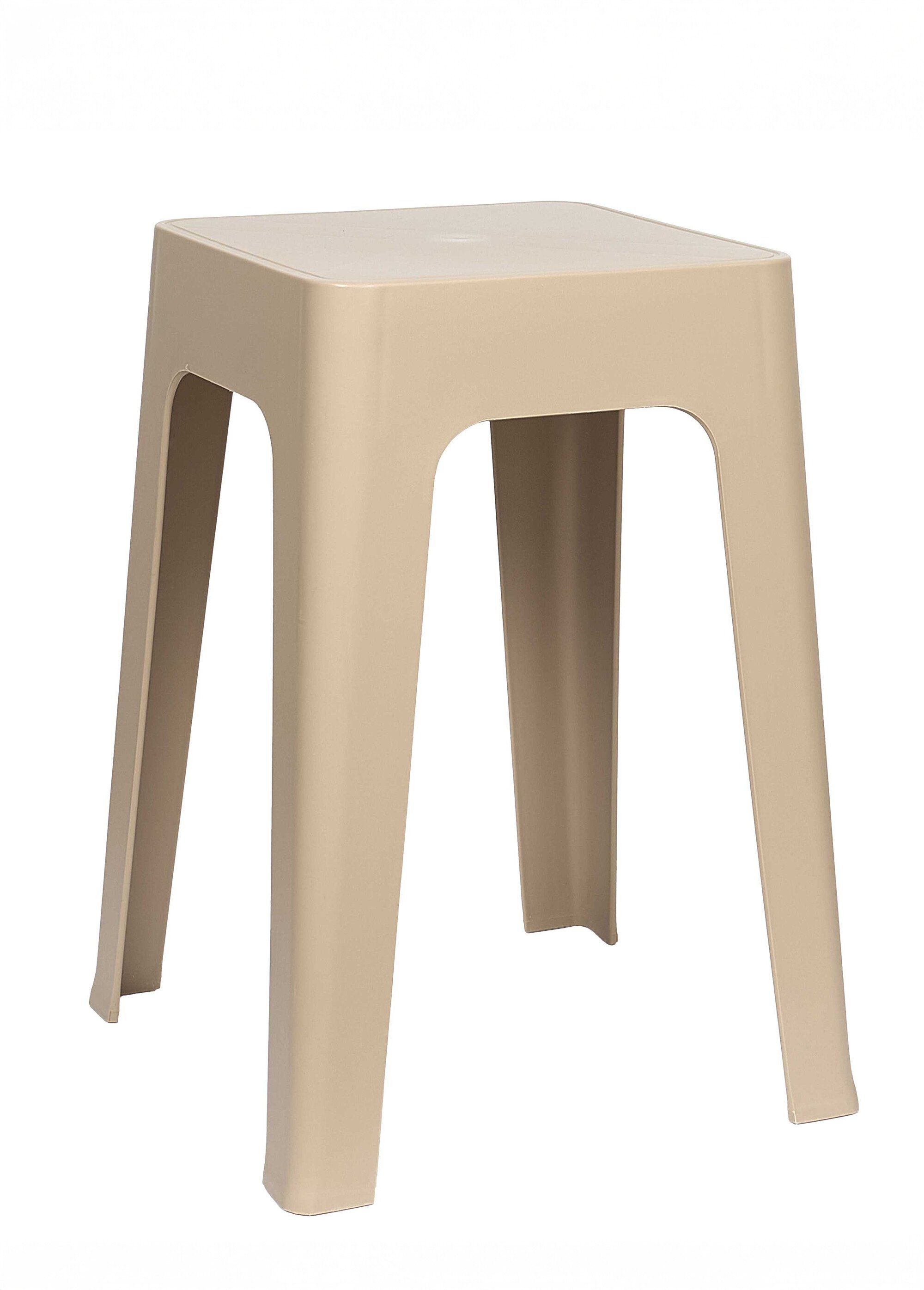 Tabouret de jardin empilable design BEIGE CMP-HDO0421 FA1