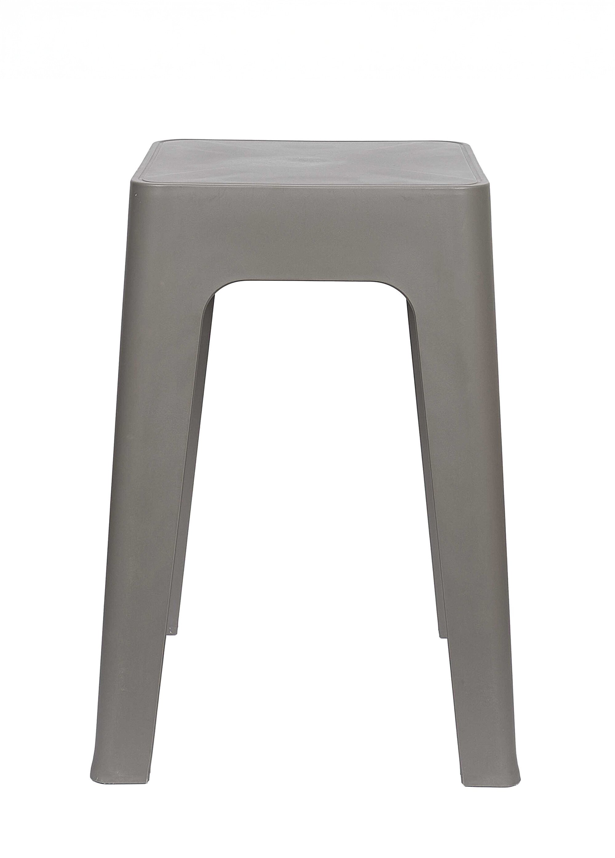 Tabouret de jardin empilable design GRIS CMP-HDO0421 DE1