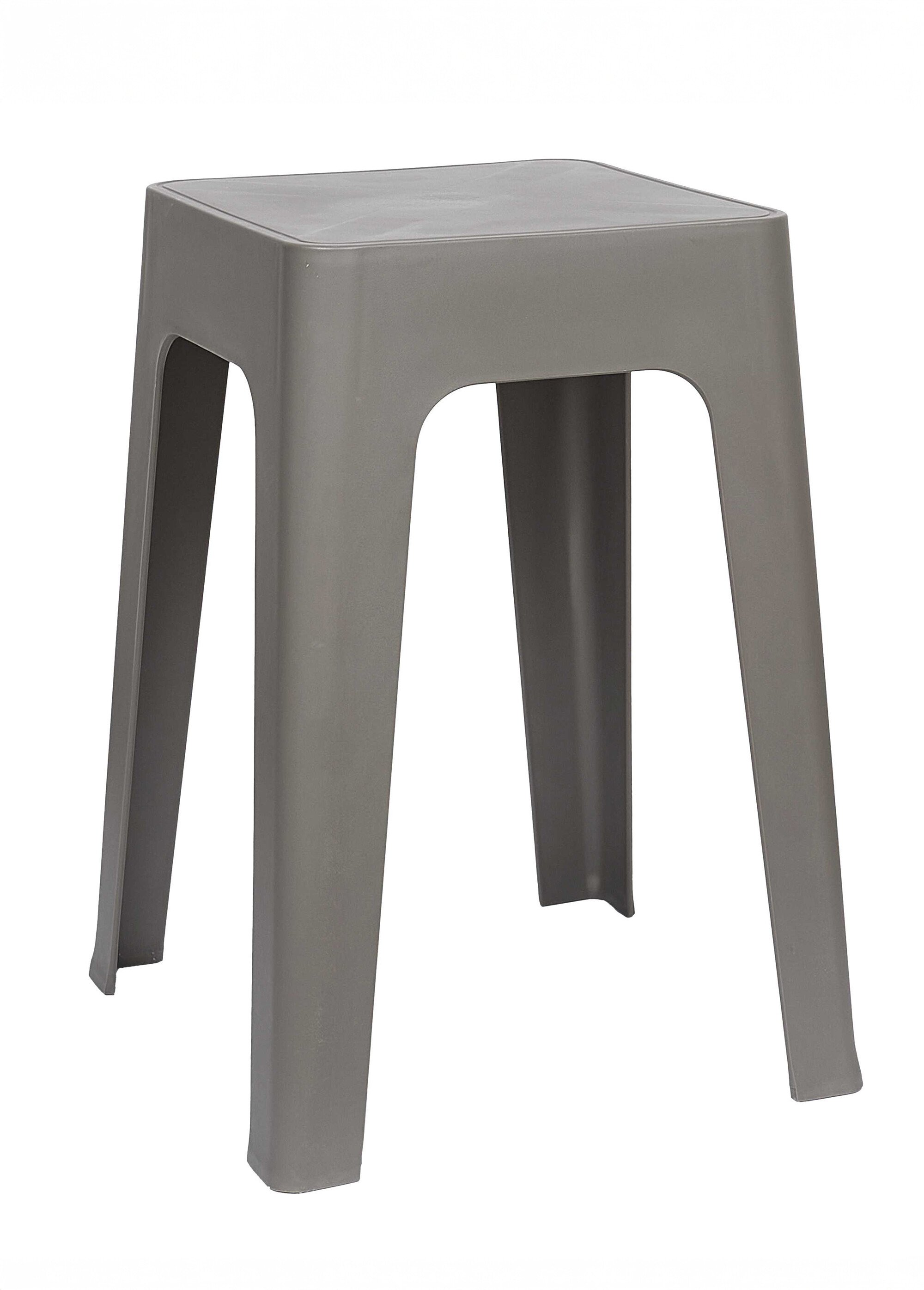 Tabouret de jardin empilable design GRIS CMP-HDO0421 FA1