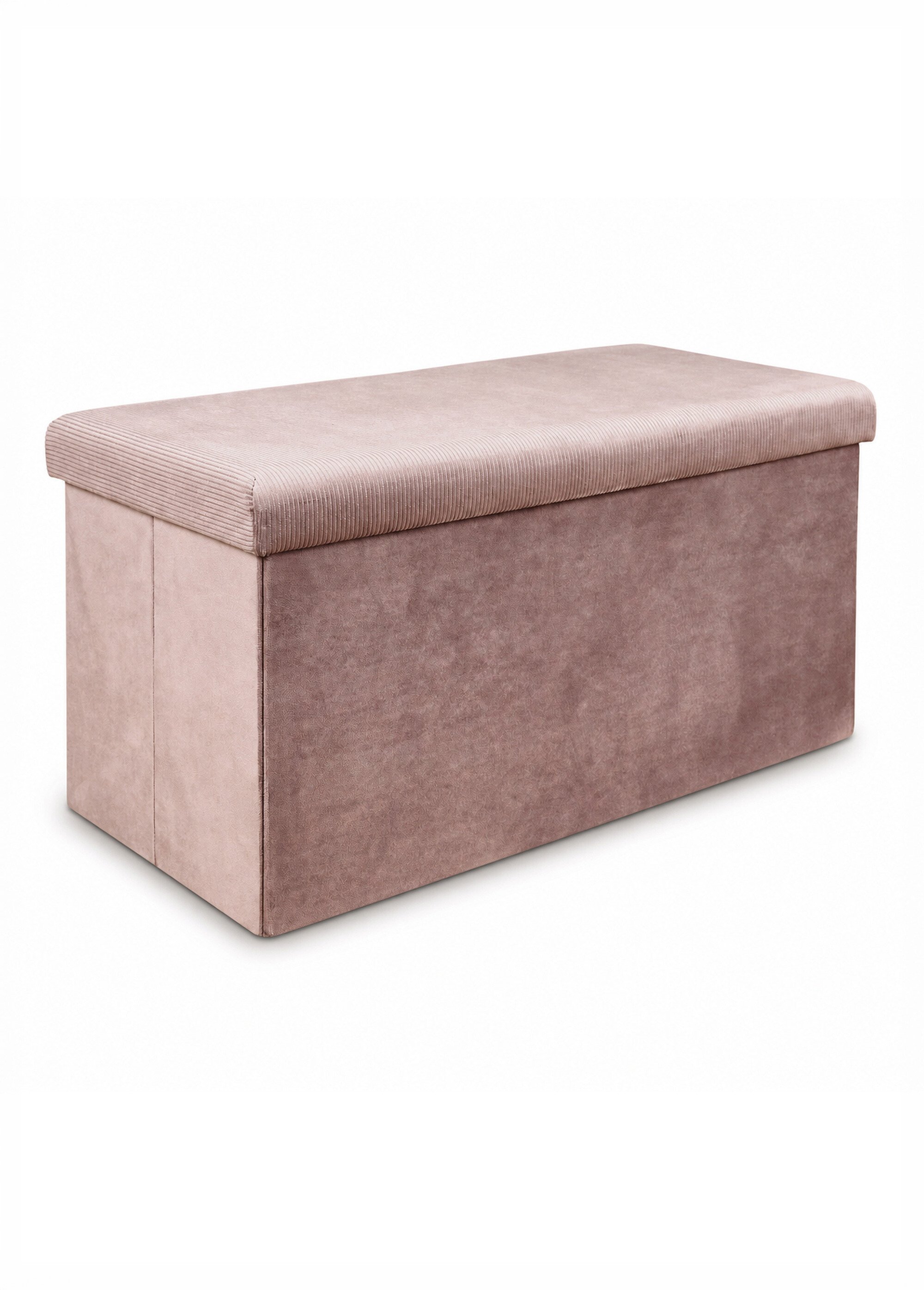 Banc coffre en velours cotelé GIULIA ROSE CMP-HD6817 FA1