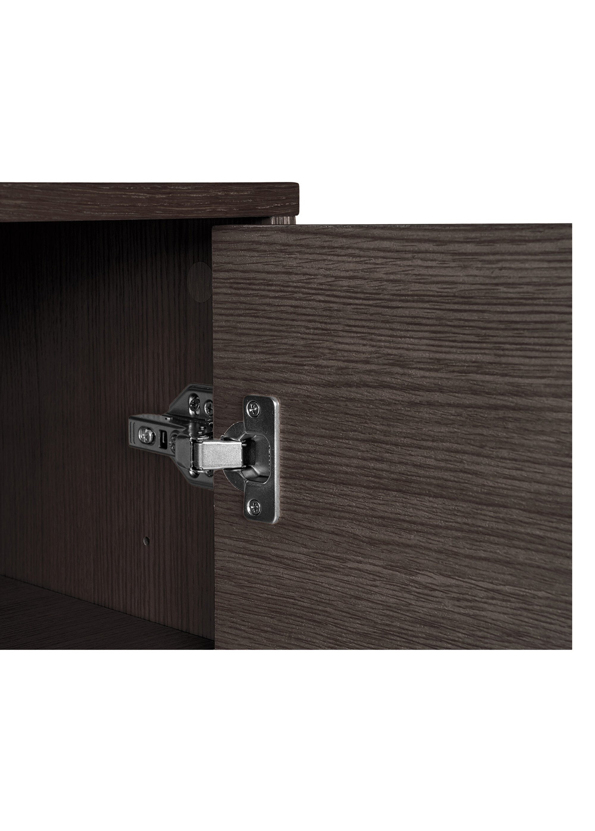 Buffet chêne plaqué 2 portes + 3 tiroirs FUME HN-3101004 DE3