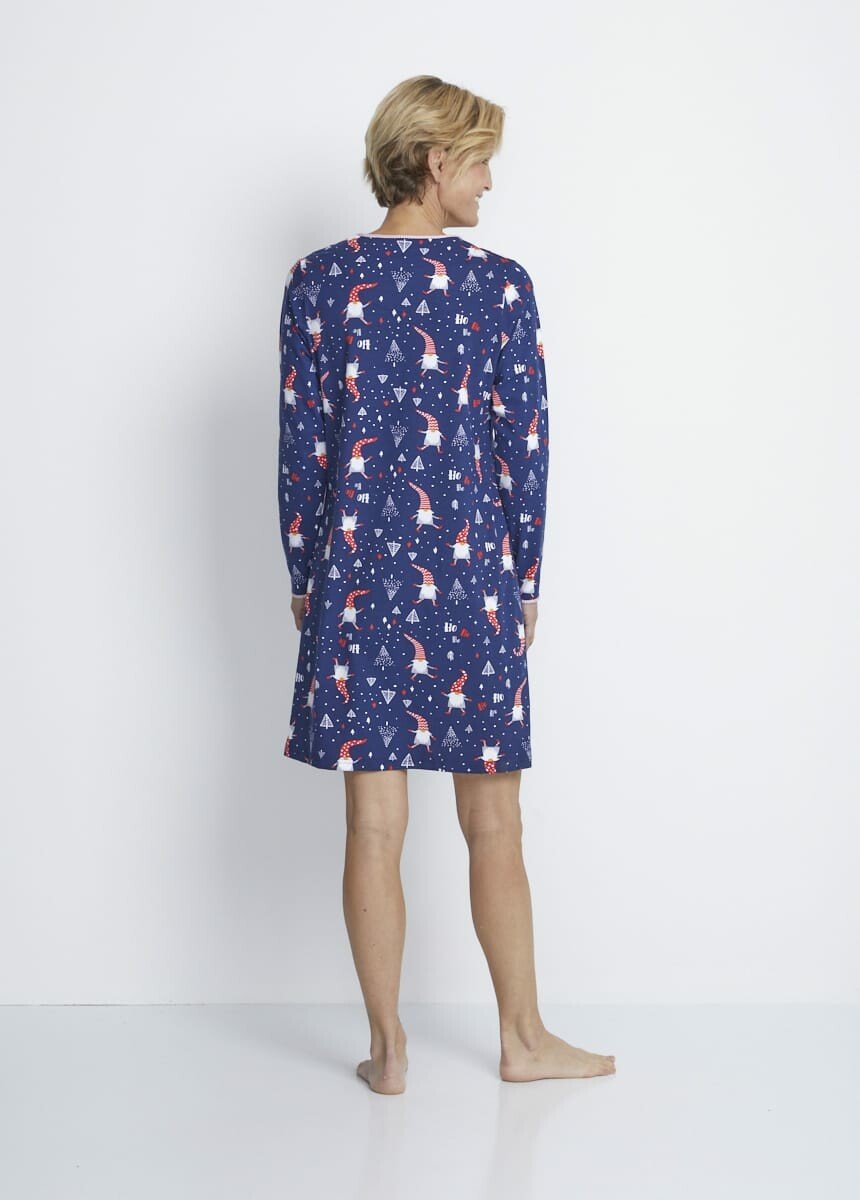 Chemise de nuit tee-shirt imprimé lutins