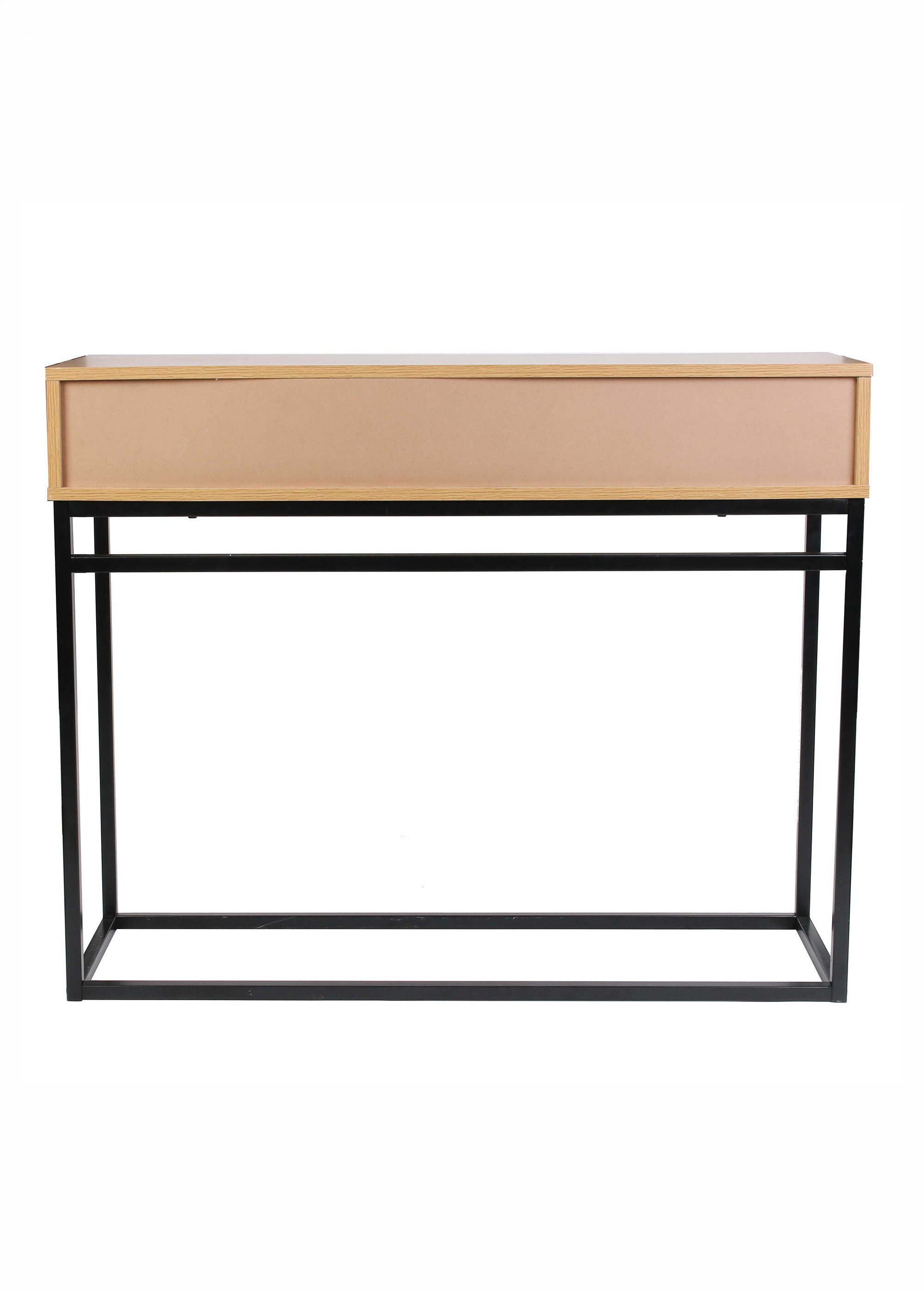 Console en bois clair et métal ABBOTT BEIGE CMP-HD6623 DO1