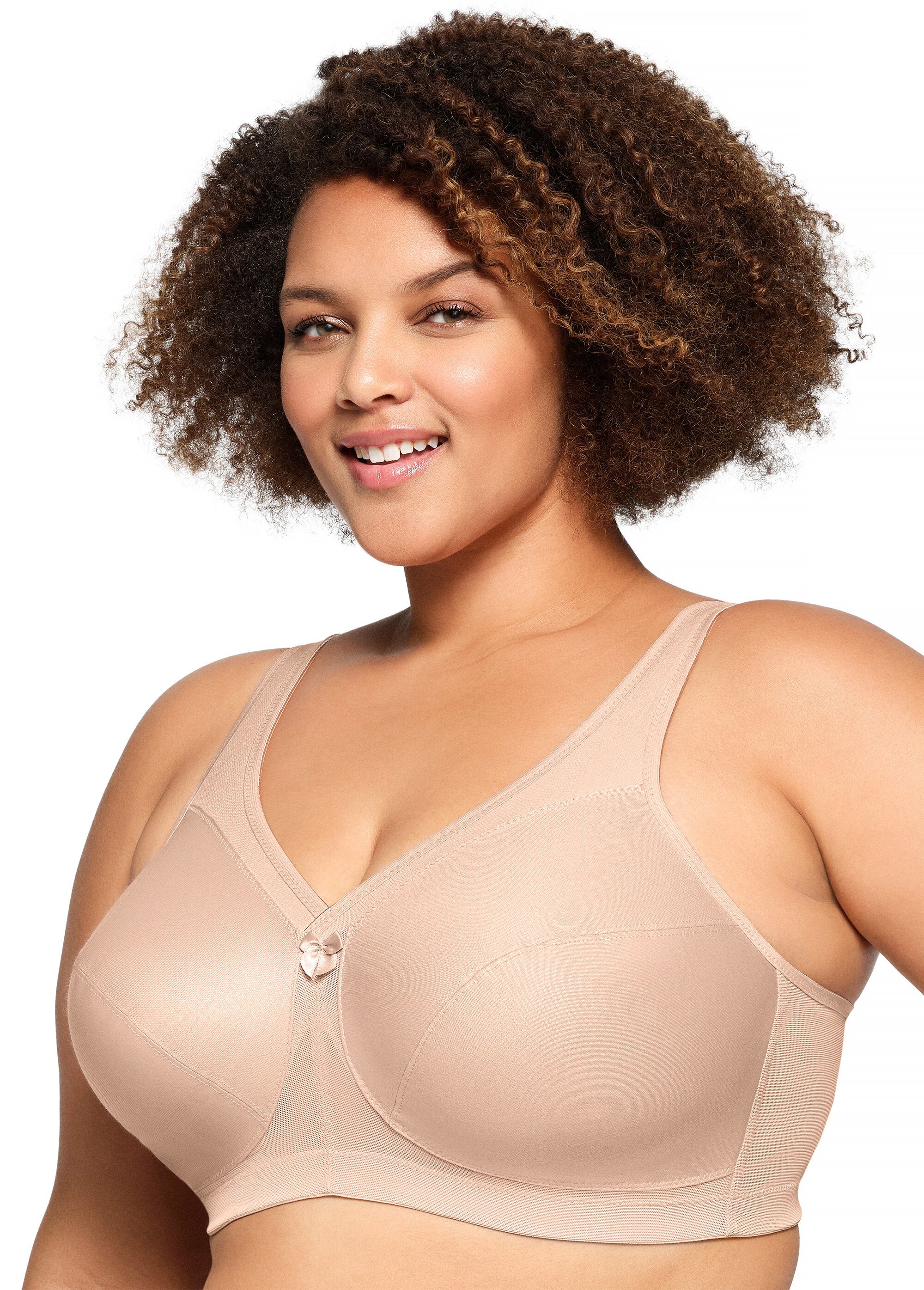 Soutien-gorge MagicLift Maintien Actif Sans Armatures Spécial Grandes Tailles n°1005 Femme Grande Taille Beige 1005 GA1