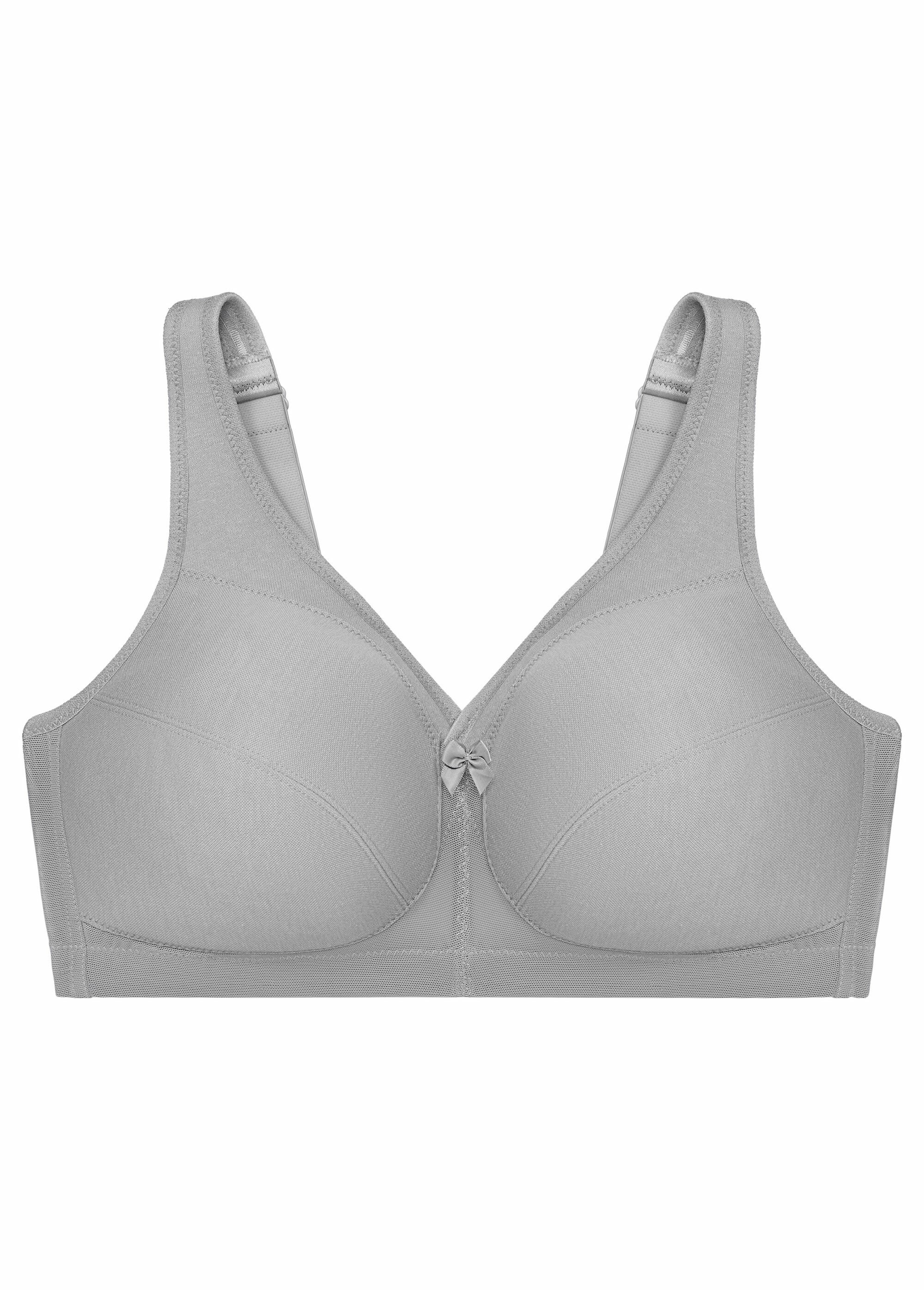 Soutien-gorge MagicLift Maintien Actif Sans Armatures Spécial Grandes Tailles n°1005 Femme Grande Taille Gris 1005 FA2
