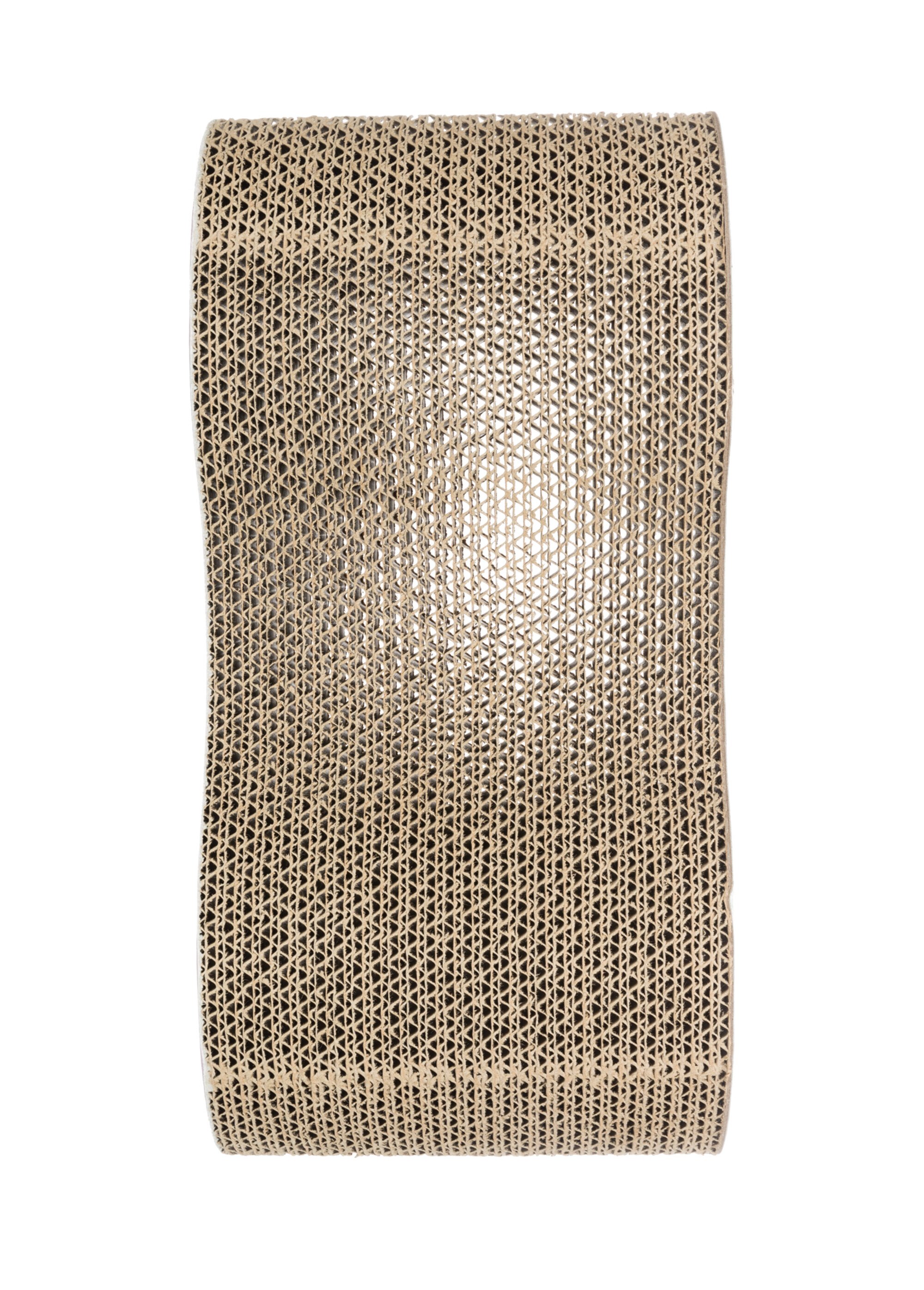 Griffoir carton forme vague, pour chat MAUVE ET MENTHE TRX-48012 OV1