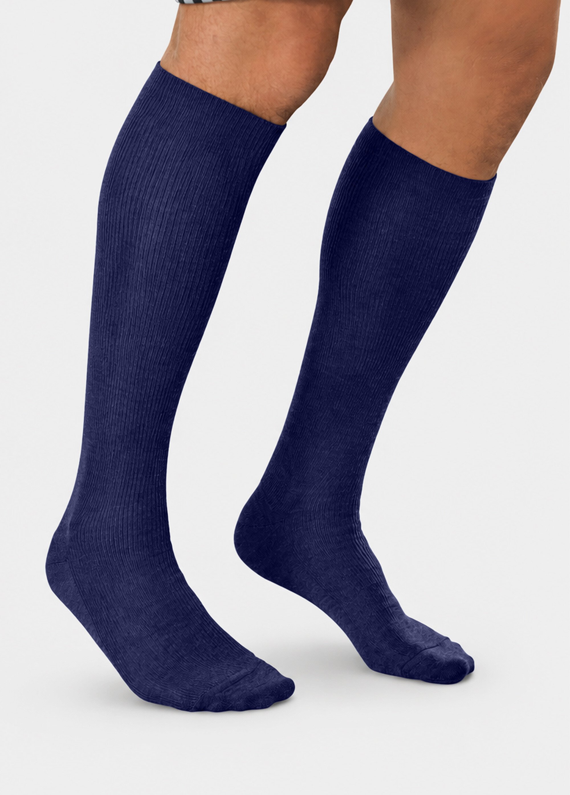Mi-bas sans compression chauds - lot de 2 paires Homme BLEU JEAN LOT2 INFIME FA1