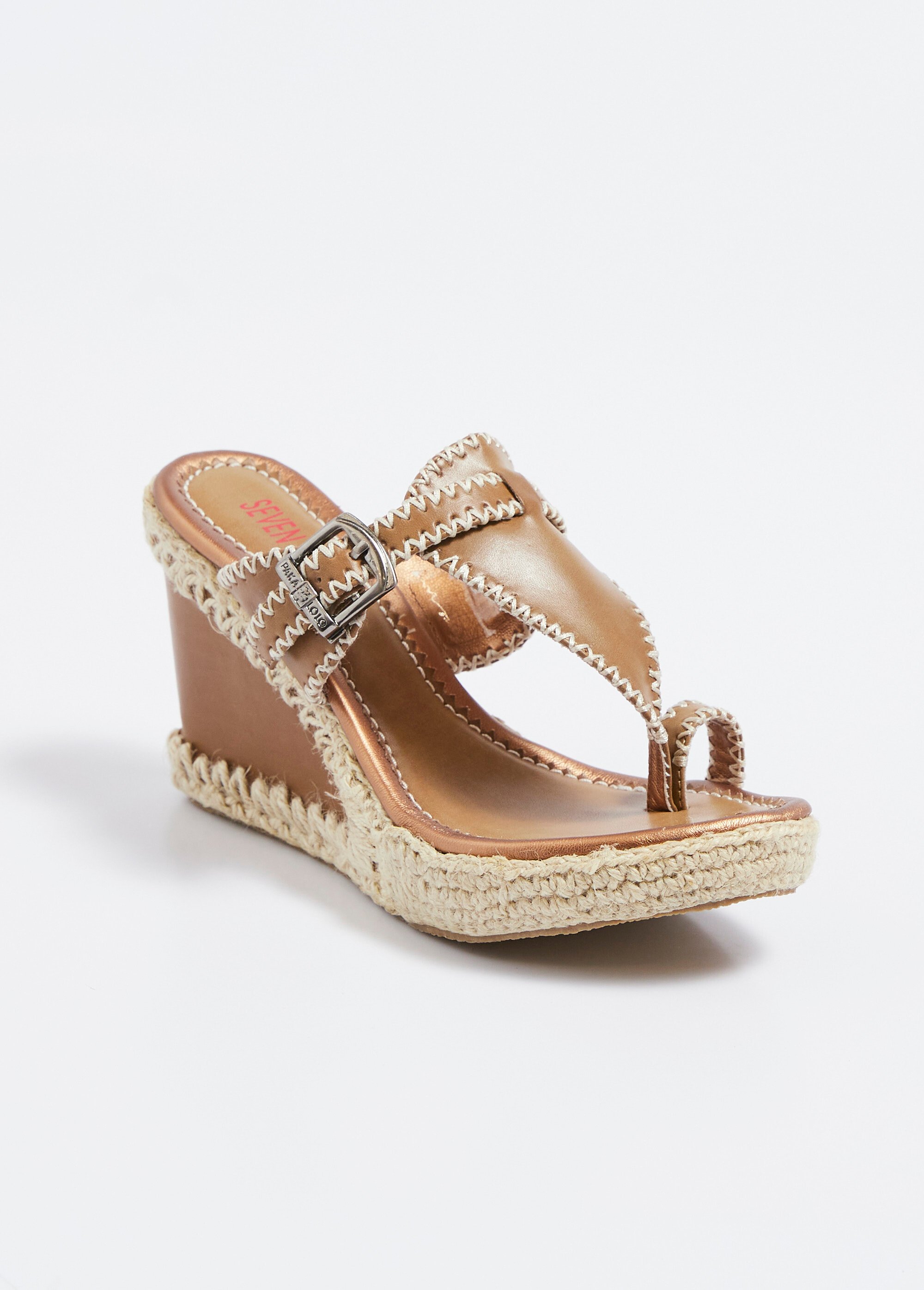 Mocassin Talon Pantoufle Talon CompensÃ© Mules Entredoigts à