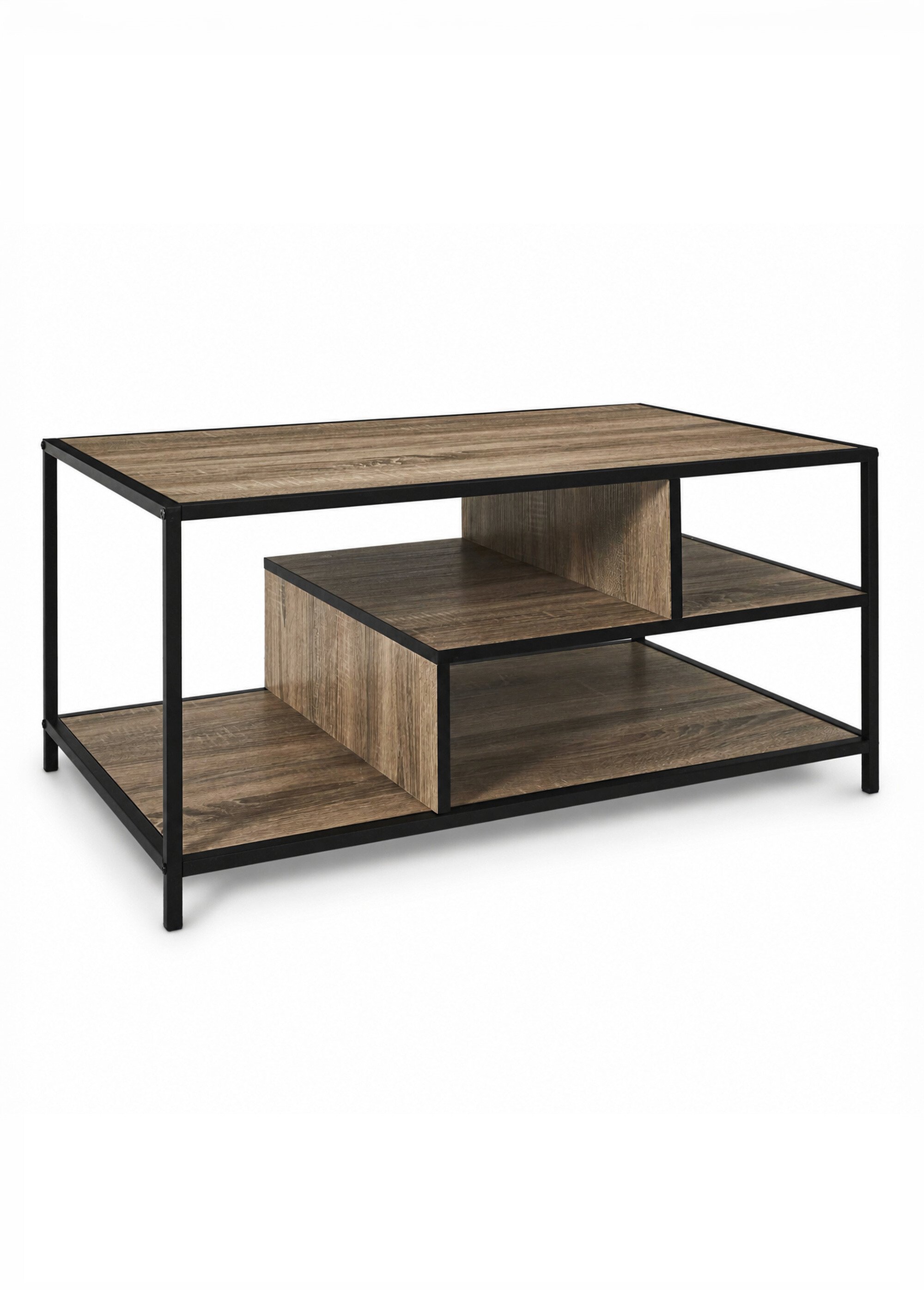 Table basse design escalier EDISON MARRON CMP-HD0509 FA1