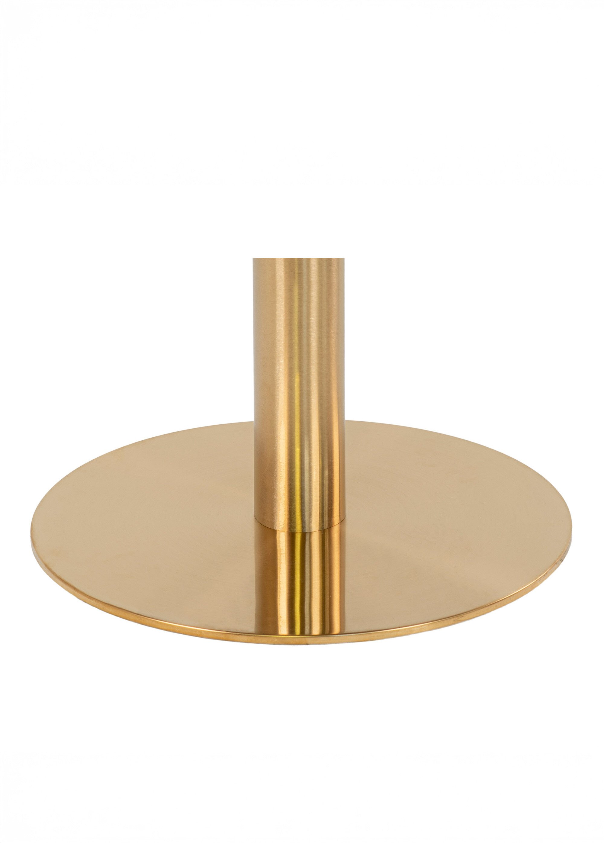 Table haute avec effets marbre et laiton BLANC HN-2301000 DE1