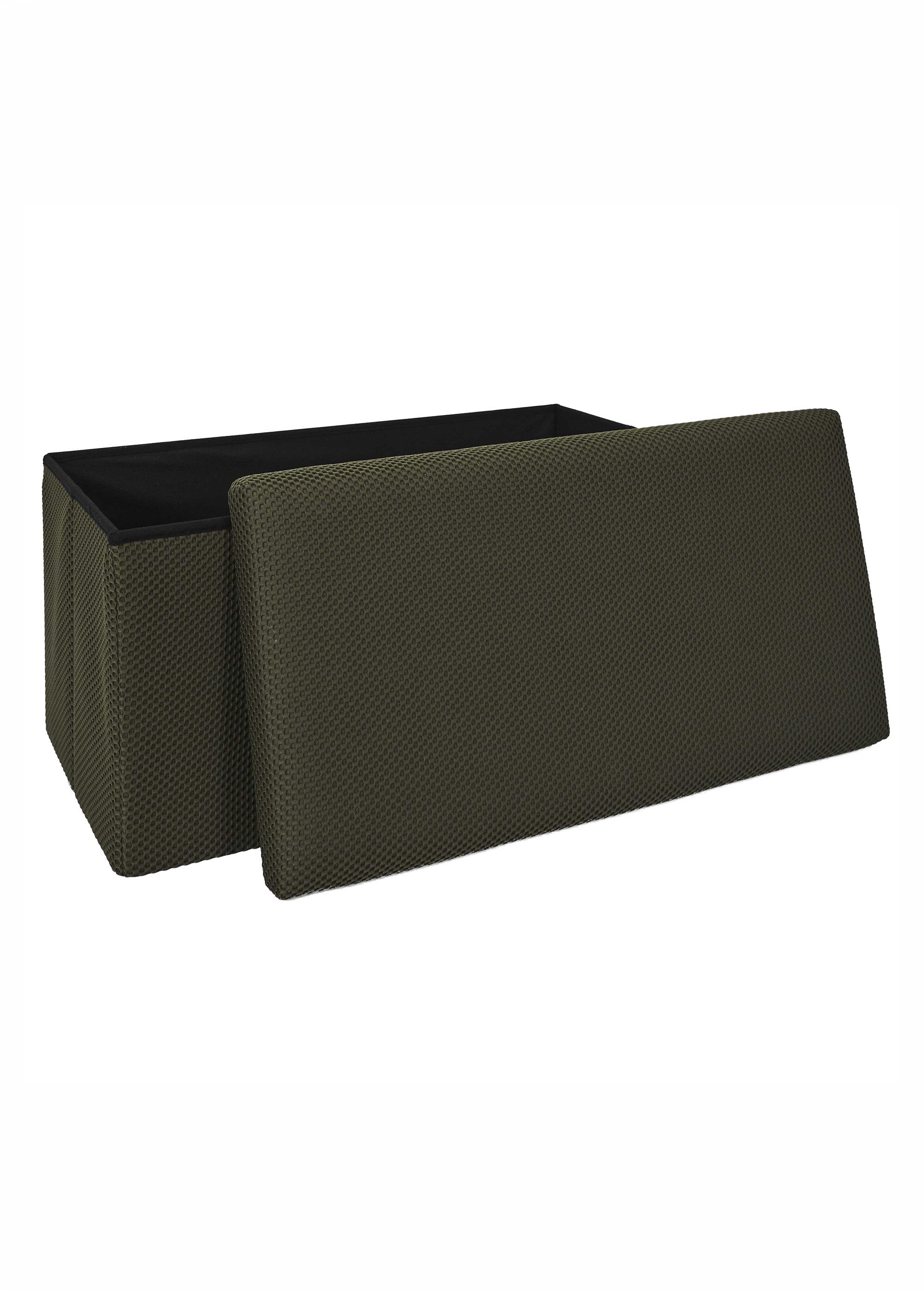 Banc coffre pliable design en mesh ATOME VERT CMP-HD0467 DE2