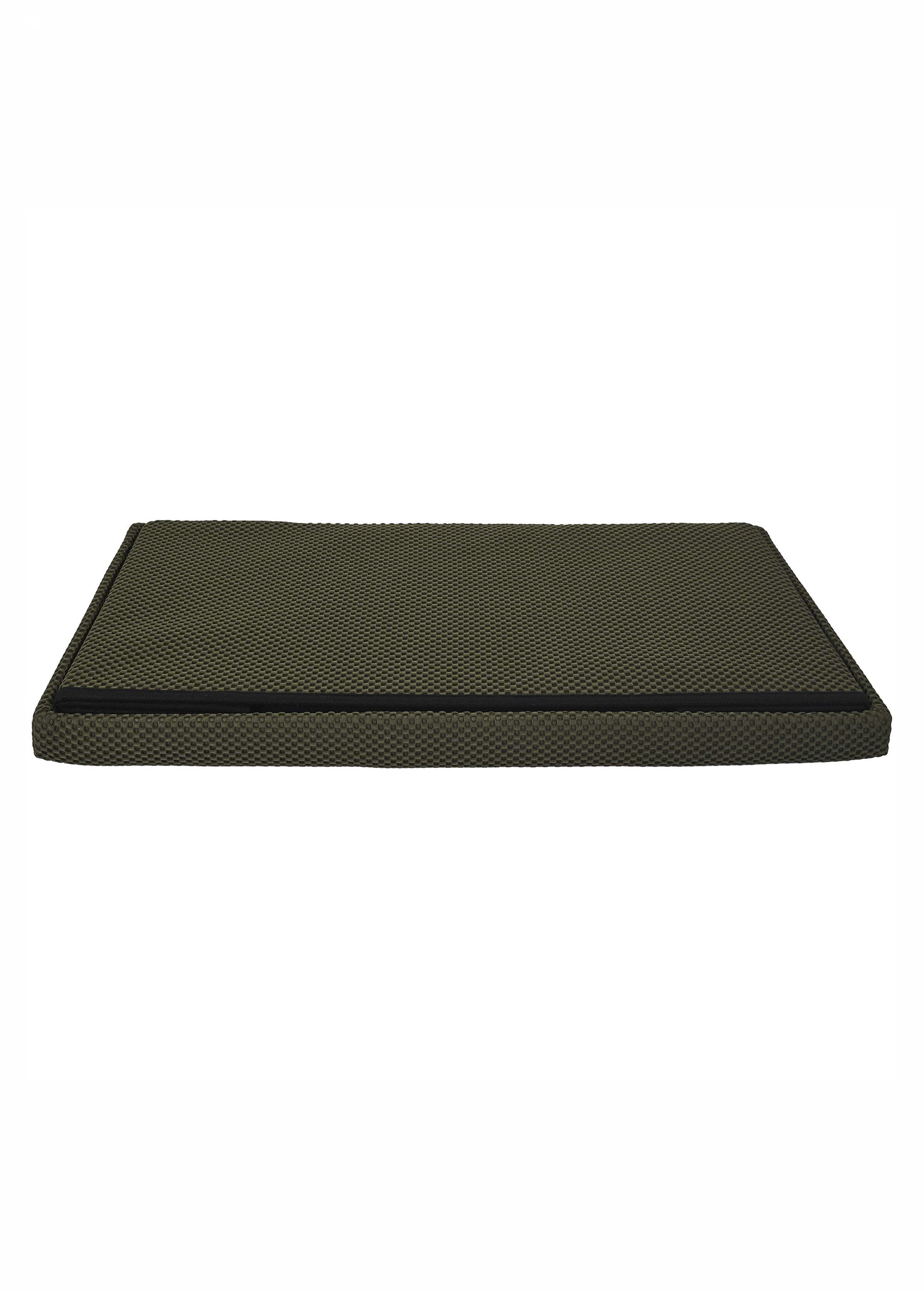Banc coffre pliable design en mesh ATOME VERT CMP-HD0467 DE3