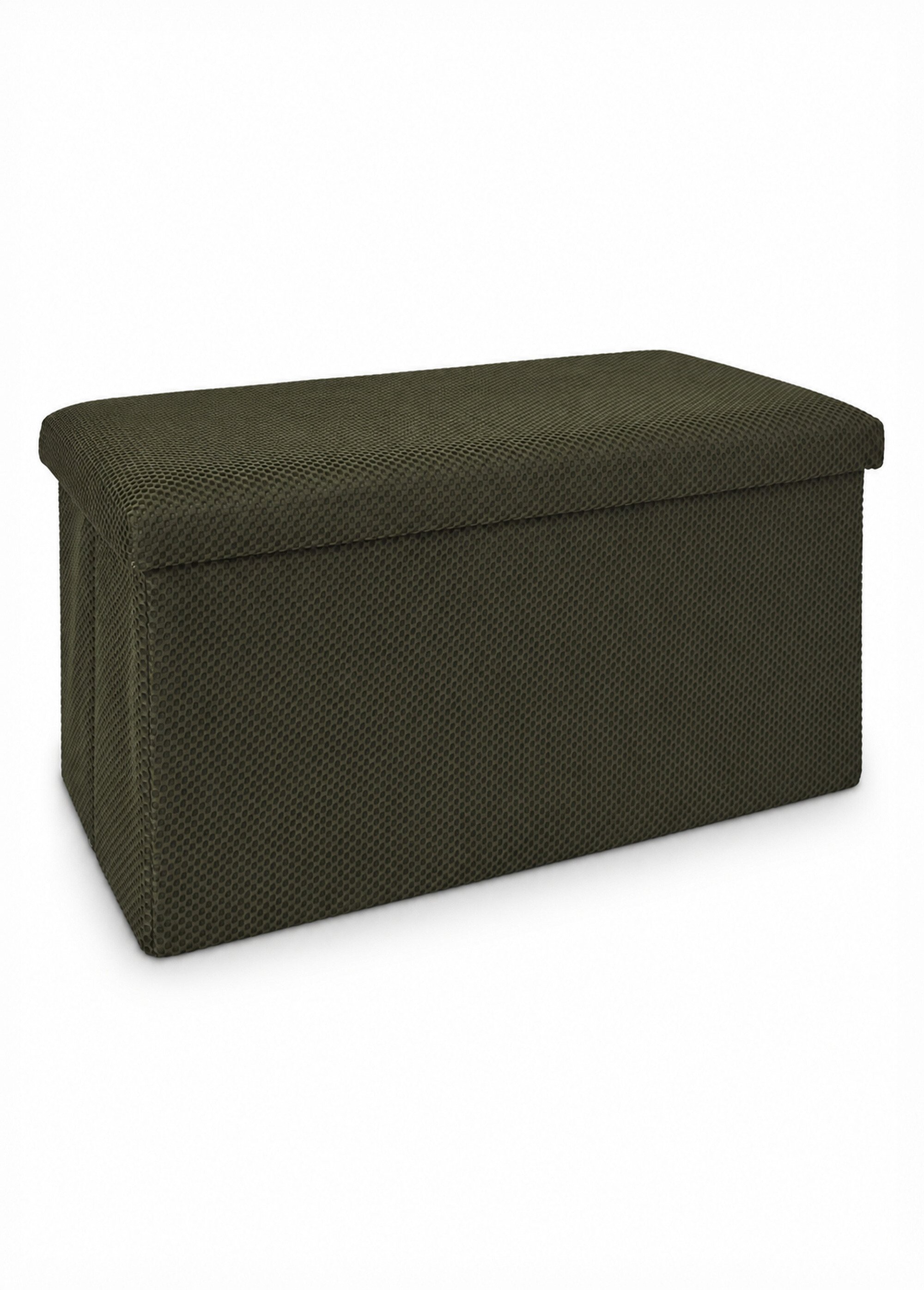 Banc coffre pliable design en mesh ATOME VERT CMP-HD0467 FA1