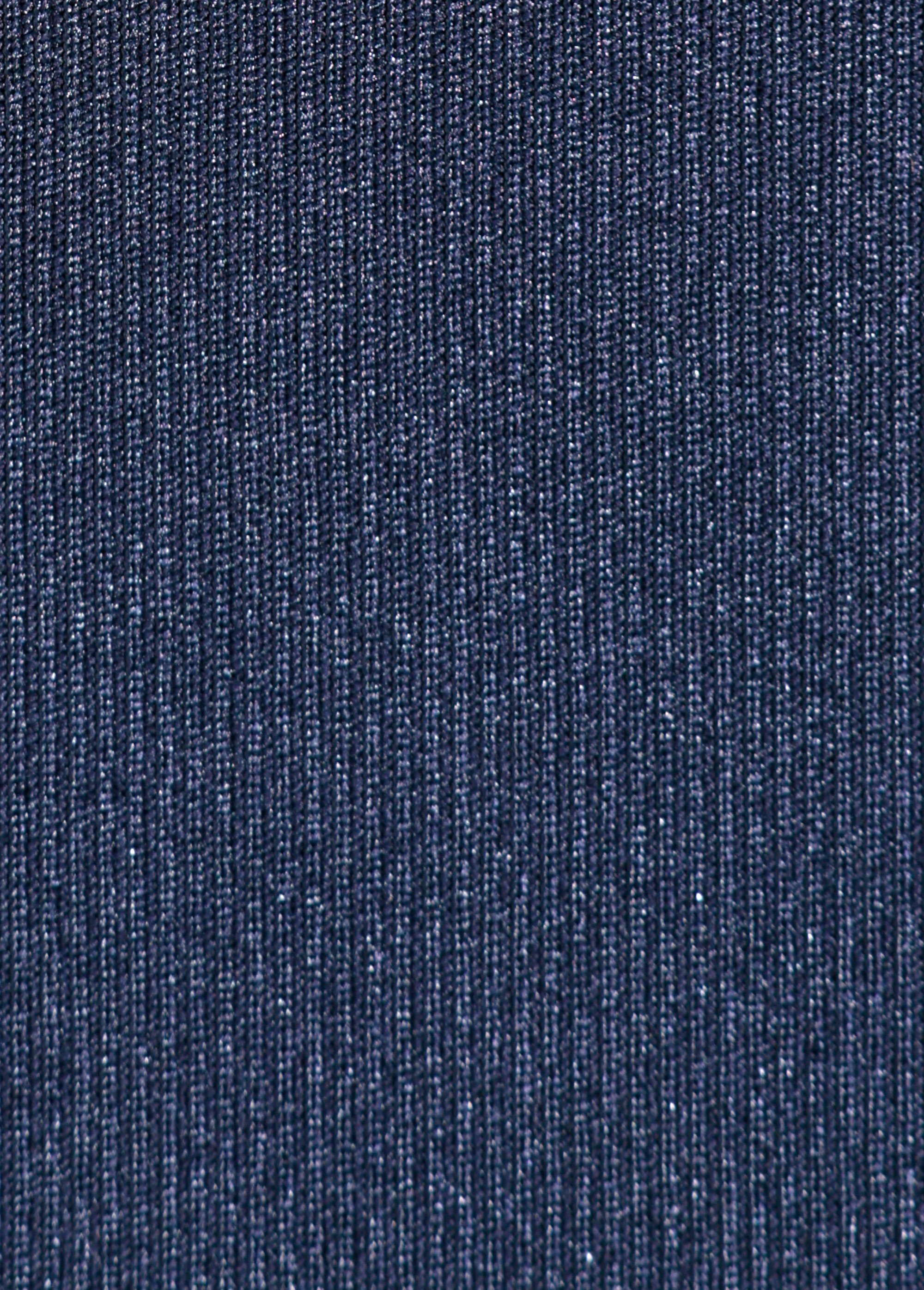 Coupon tissu habillement, fines lignes BLEU COT123686 DE2