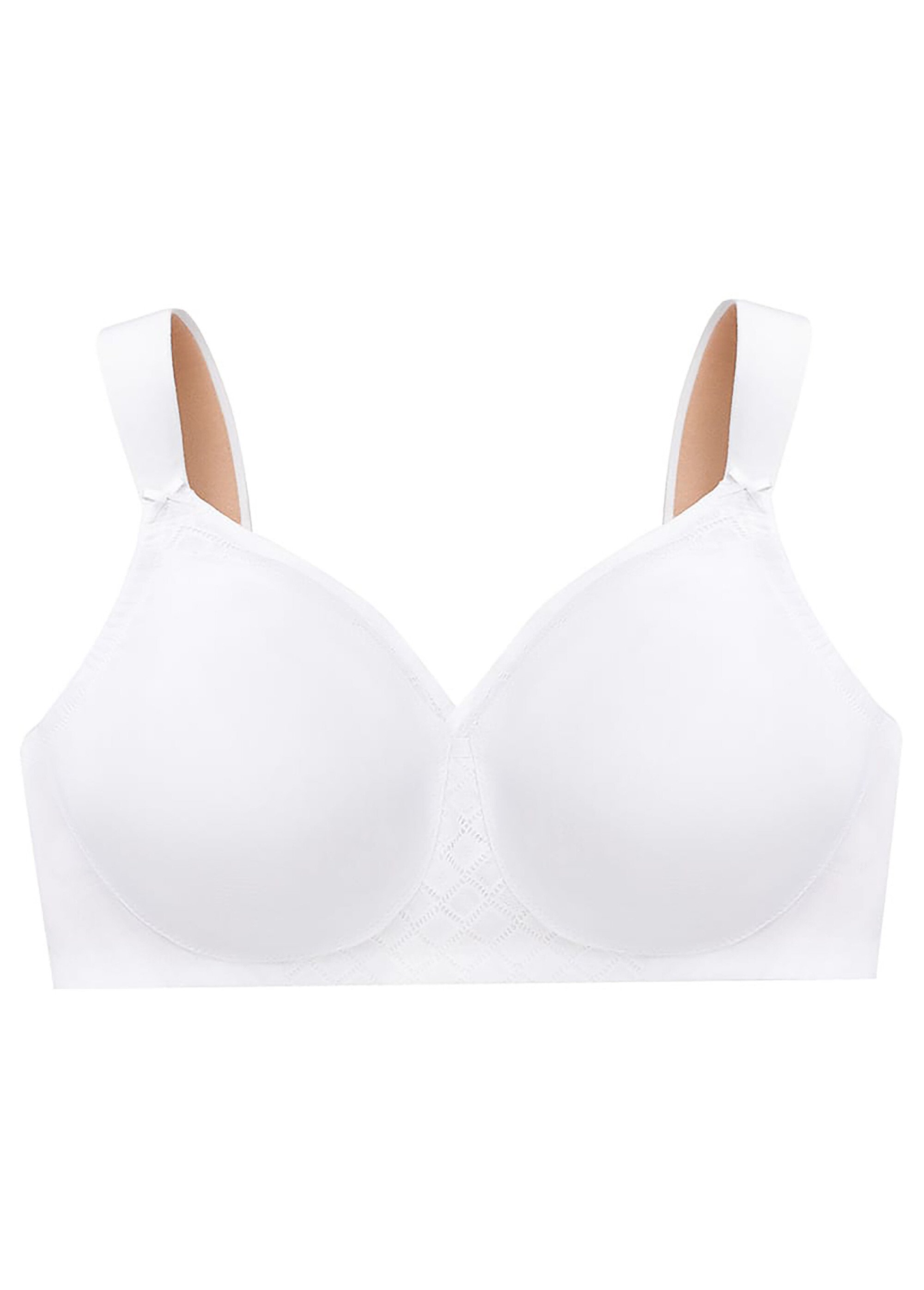 Soutien-gorge MagicLift Invisible Sans Coutures et Sans Armatures Spécial Grandes Tailles n°1080 Femme Grande Taille Blanc 1080 FA2