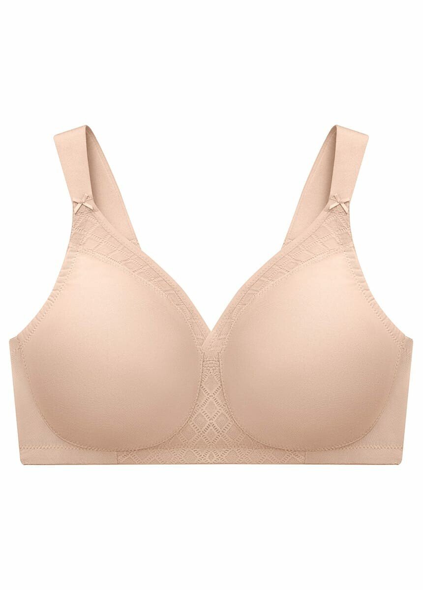 Soutien-gorge MagicLift Invisible Sans Coutures et Sans Armatures Spécial Grandes Tailles n°1080 Femme Beige 1080 FA2