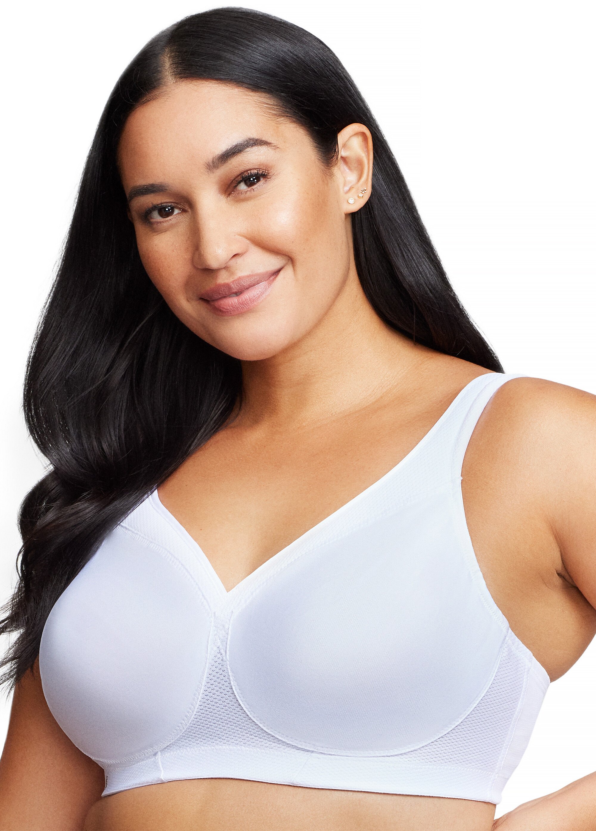 Soutien-gorge Sport MagicLift Sans Coutures et Sans Armatures Spécial Grandes Tailles n°1006 Femme Grande Taille Blanc 1006 GA1