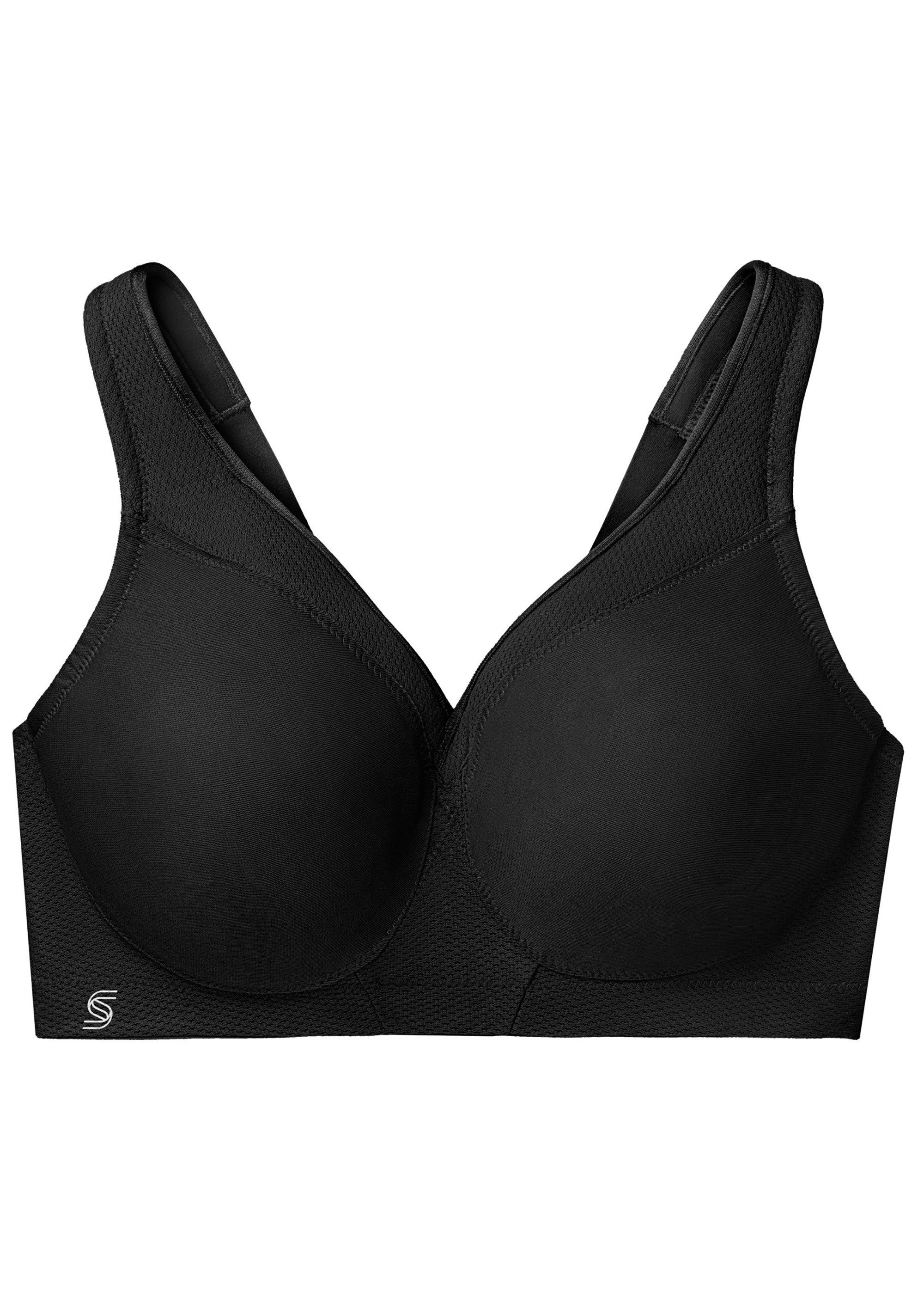 Soutien-gorge Sport MagicLift Sans Coutures et Sans Armatures Spécial Grandes Tailles n°1006 Femme Grande Taille Noir 1006 FA2