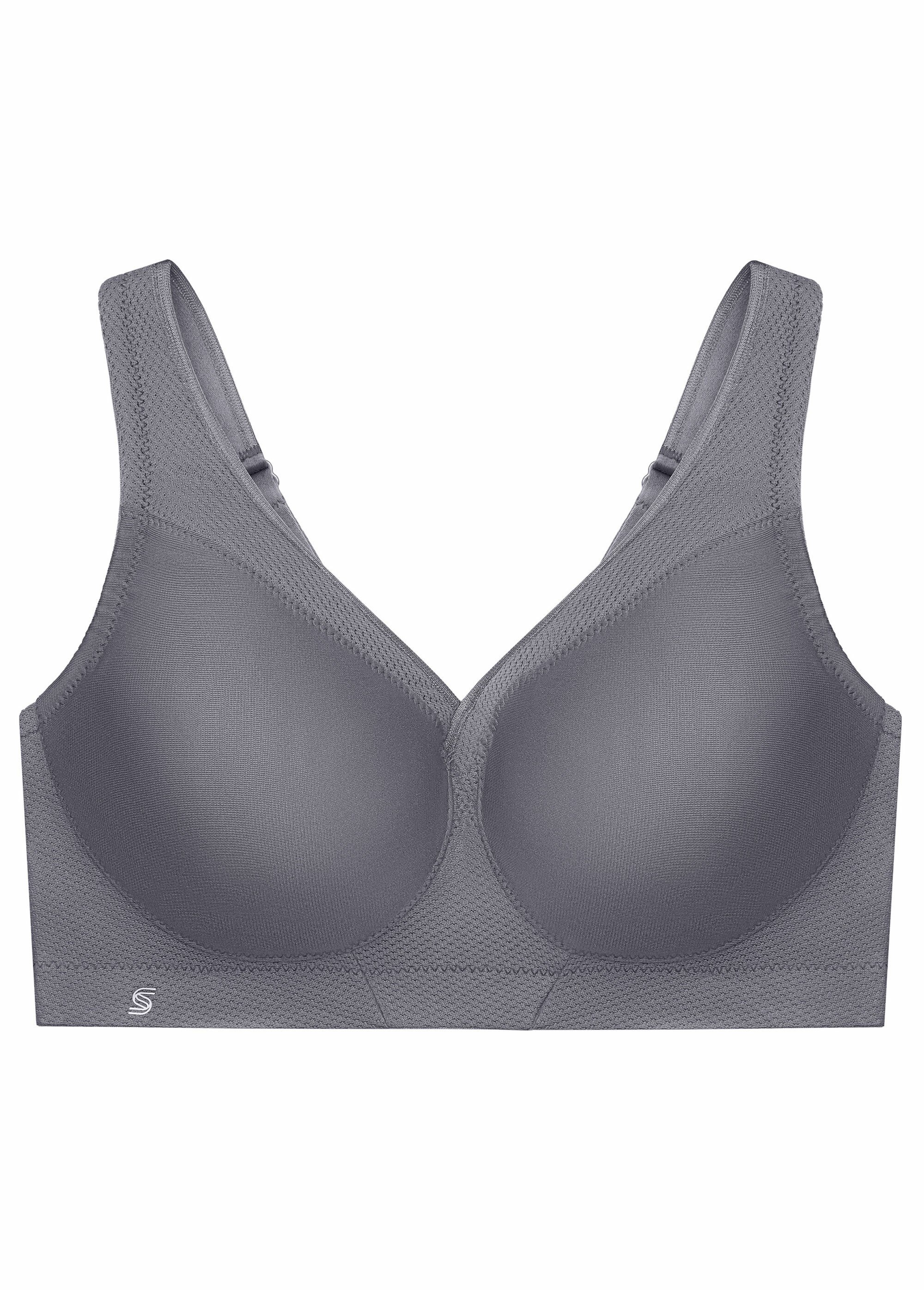 Soutien-gorge Sport MagicLift Sans Coutures et Sans Armatures Spécial Grandes Tailles n°1006 Femme Grande Taille GRIS CHARBON 1006 FA2