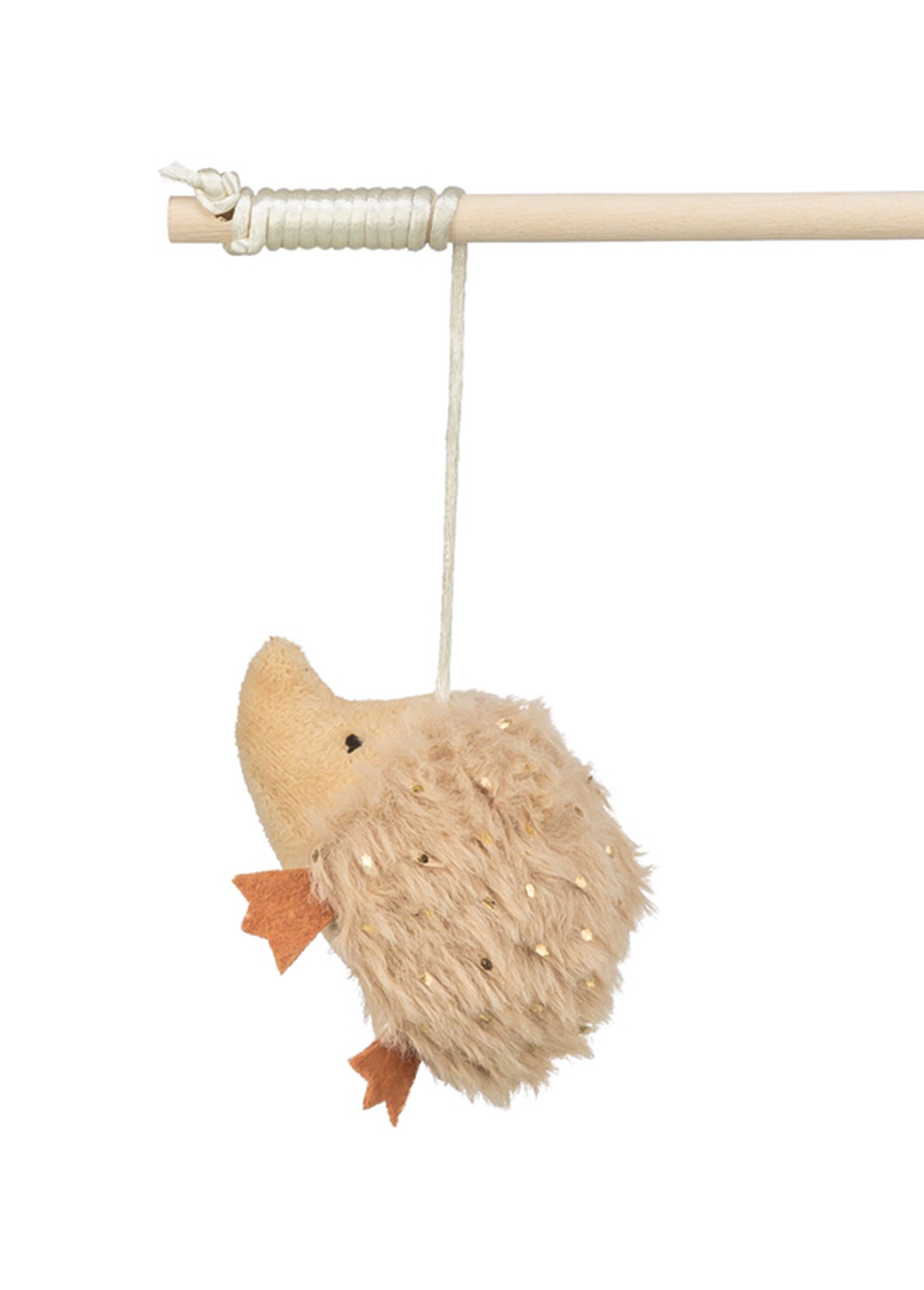 Jouet canne à pêche Hérisson, pour chat