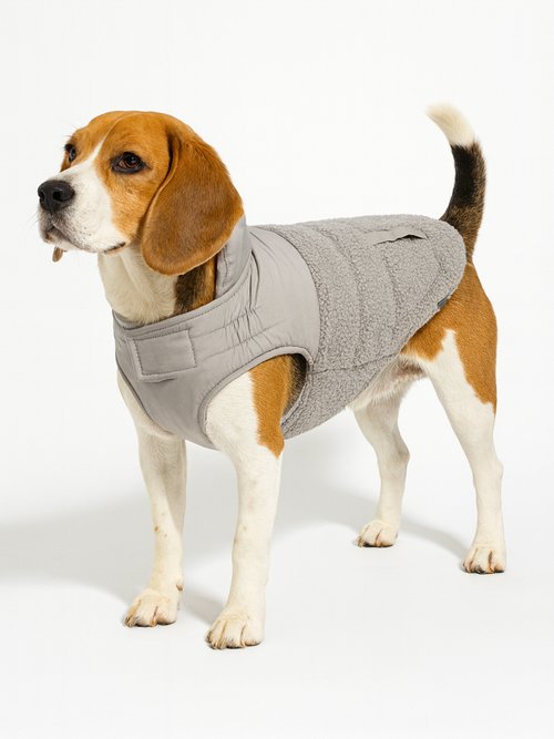 Manteau chaud déperlant pour chien GRIS TRX-680522 FA1