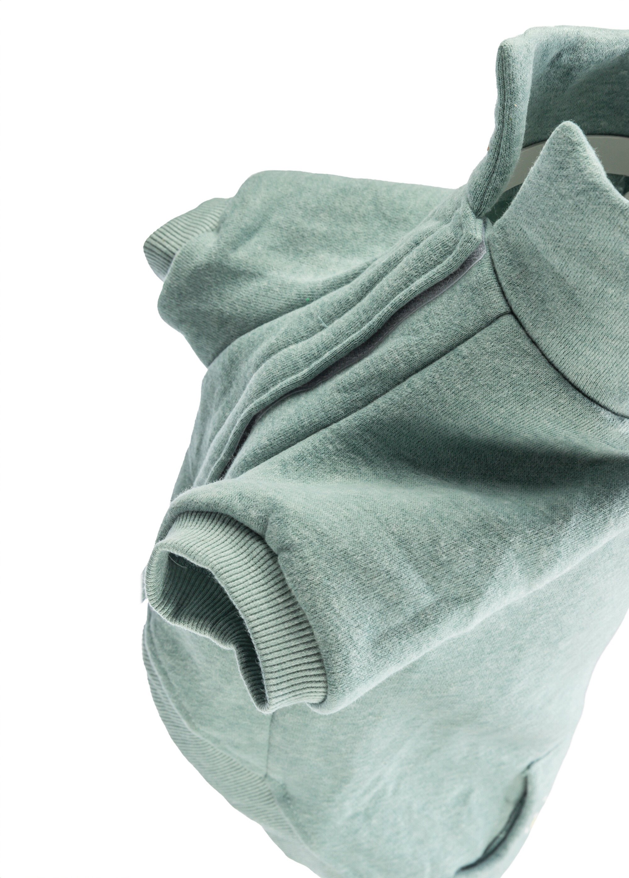 Manteau forme sweat shirt, pour chien VERT TRX-680812 DE2