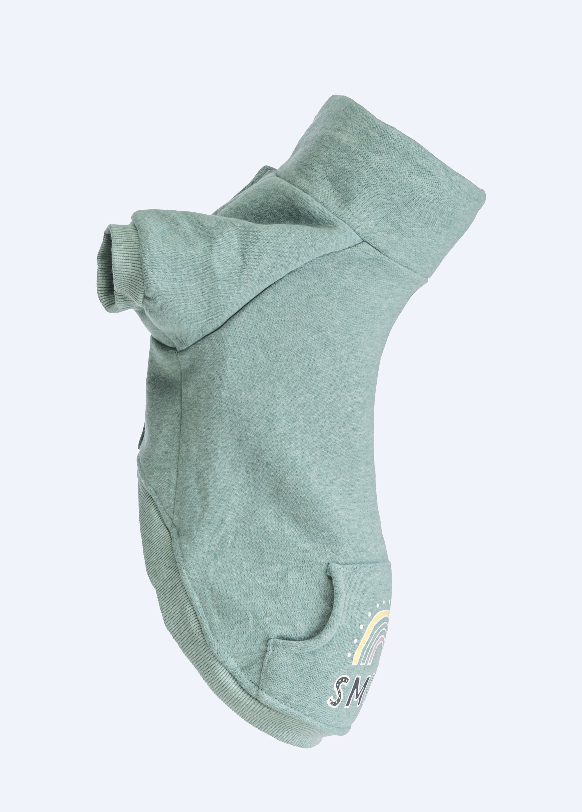 Manteau forme sweat shirt, pour chien VERT TRX-680812 FA1