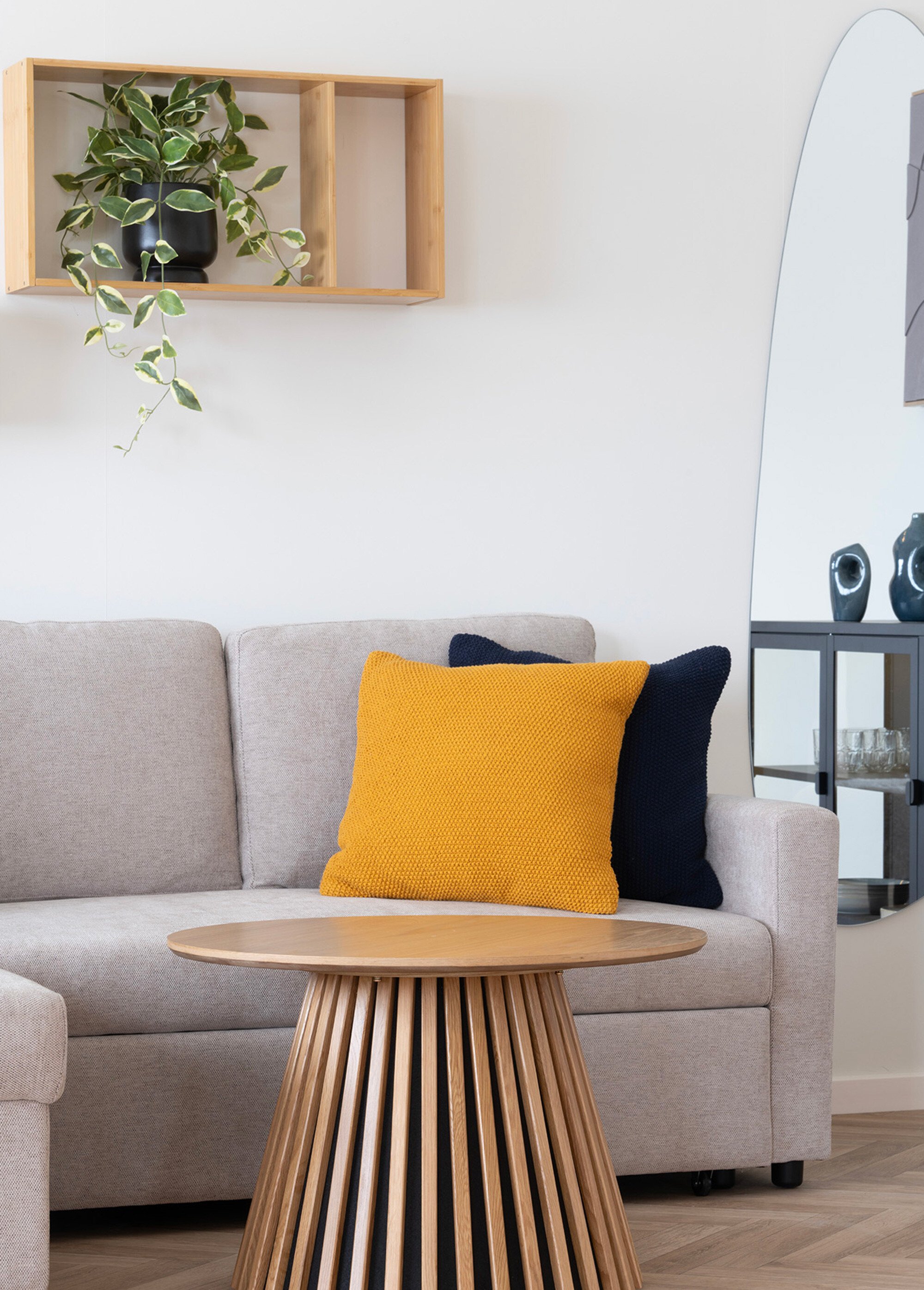 Étagère murale en bambou BEIGE HN-4292245 SI2