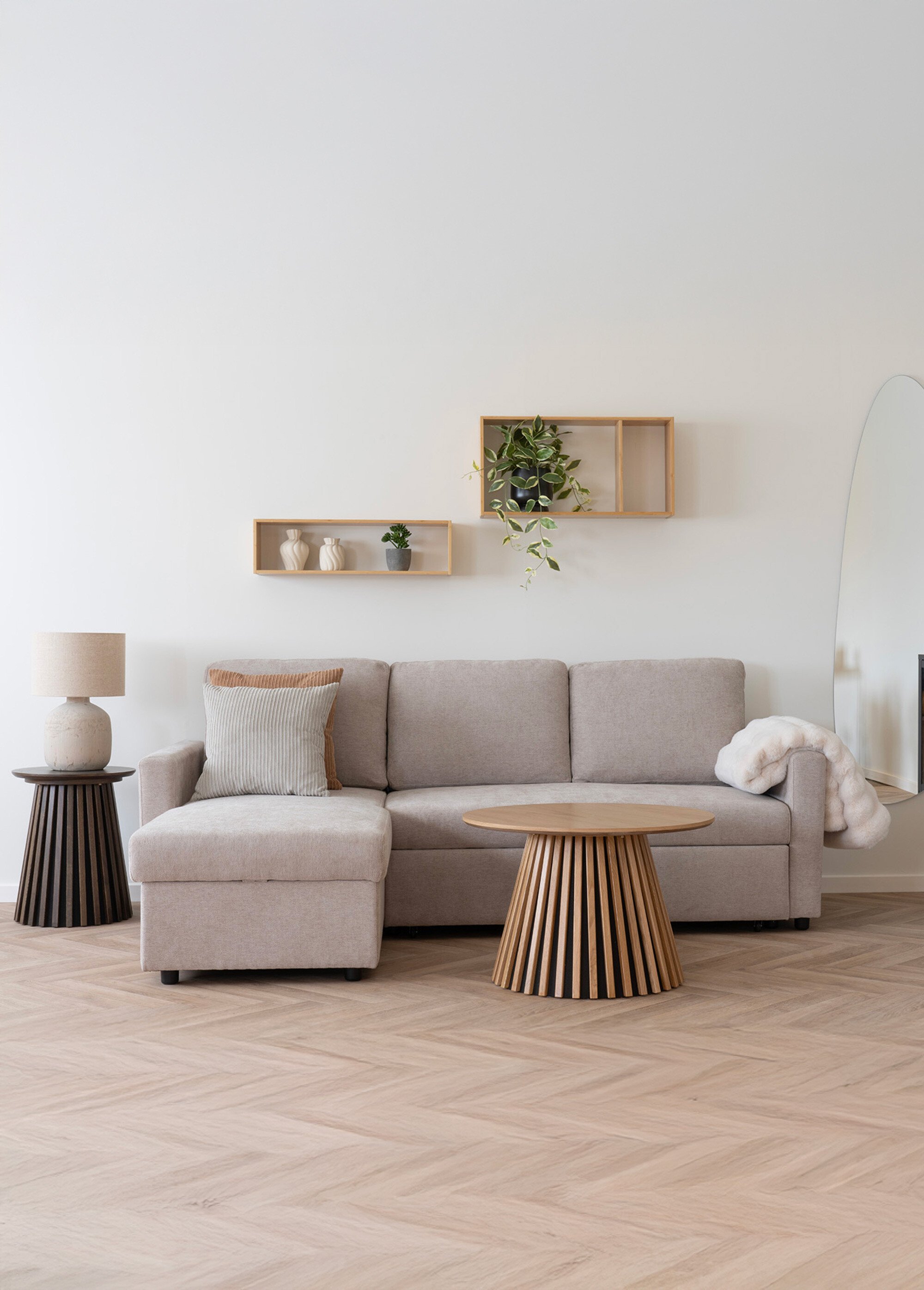 Étagère murale en bambou BEIGE HN-4292245 SI3