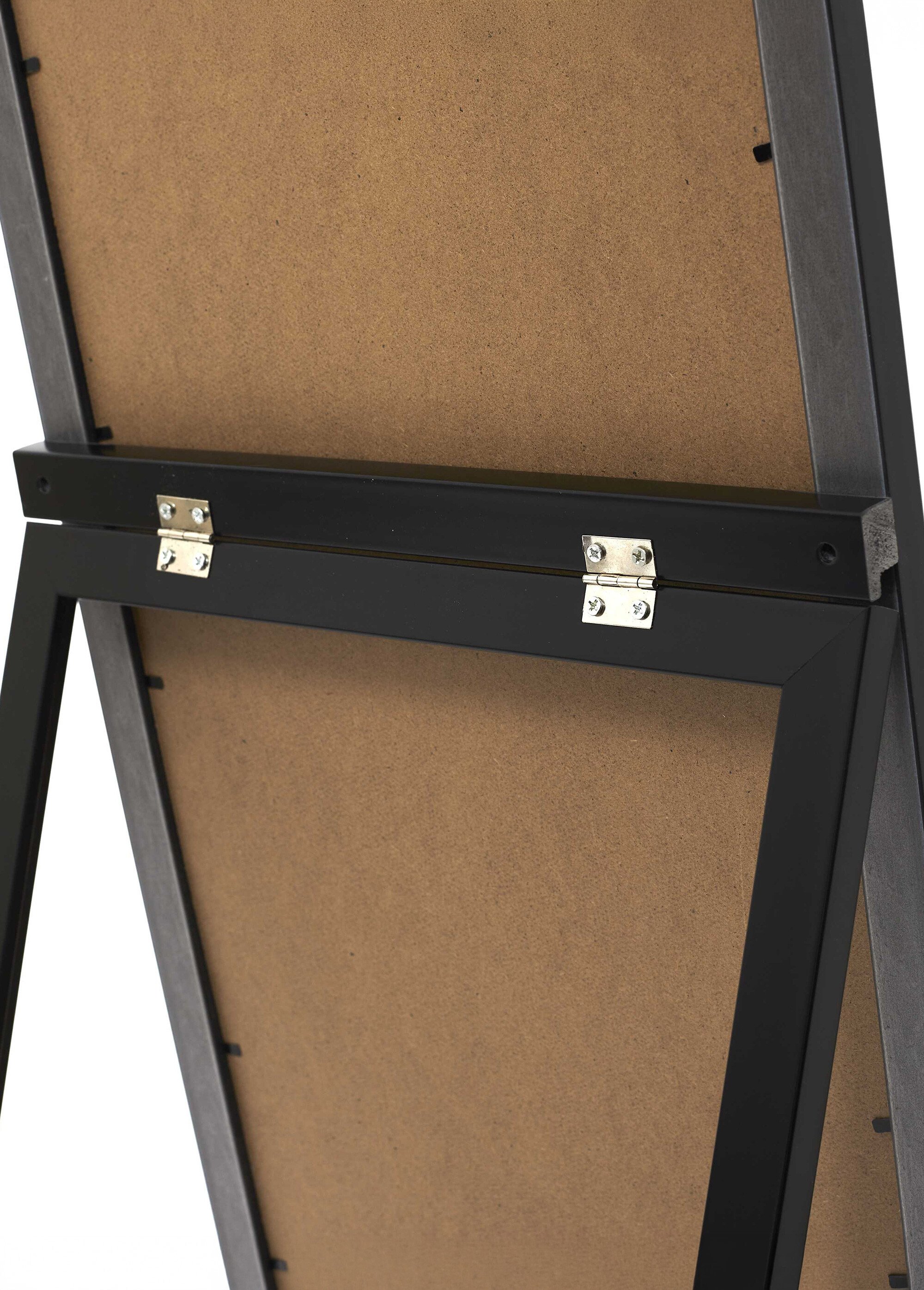Miroir psyché 122cm, piètement foncé Noir CMP-HD4252 DE2