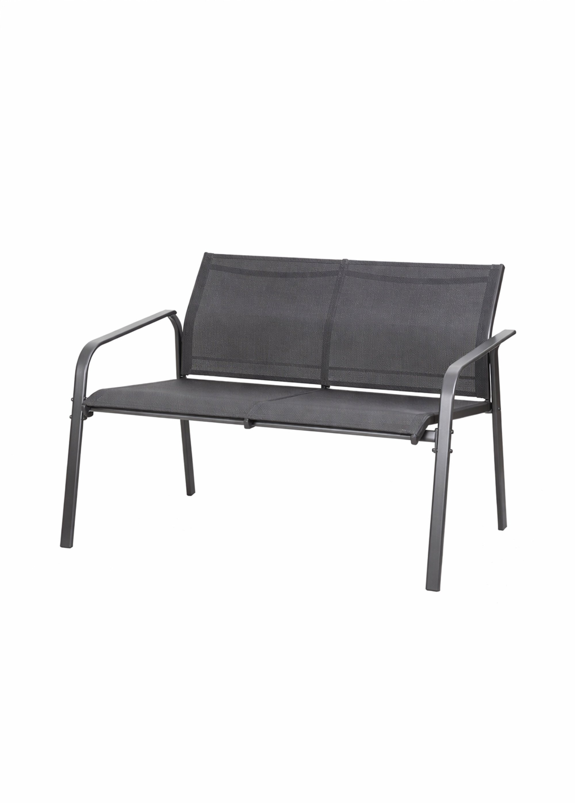 Salon de jardin Canapé, Table, Fauteuils GRIS CMP-HDO7243 DE3