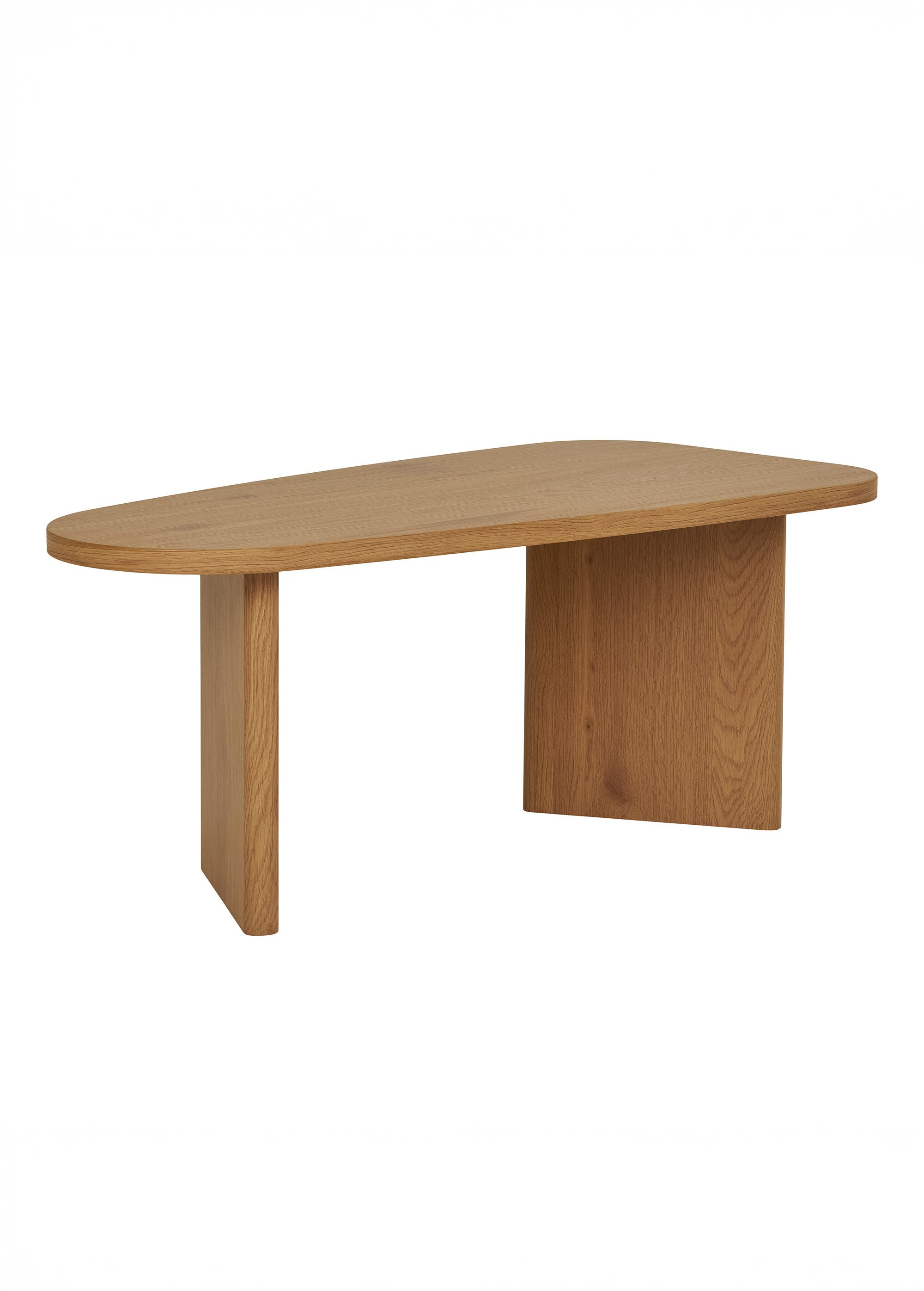 Table basse forme organique aspect naturel