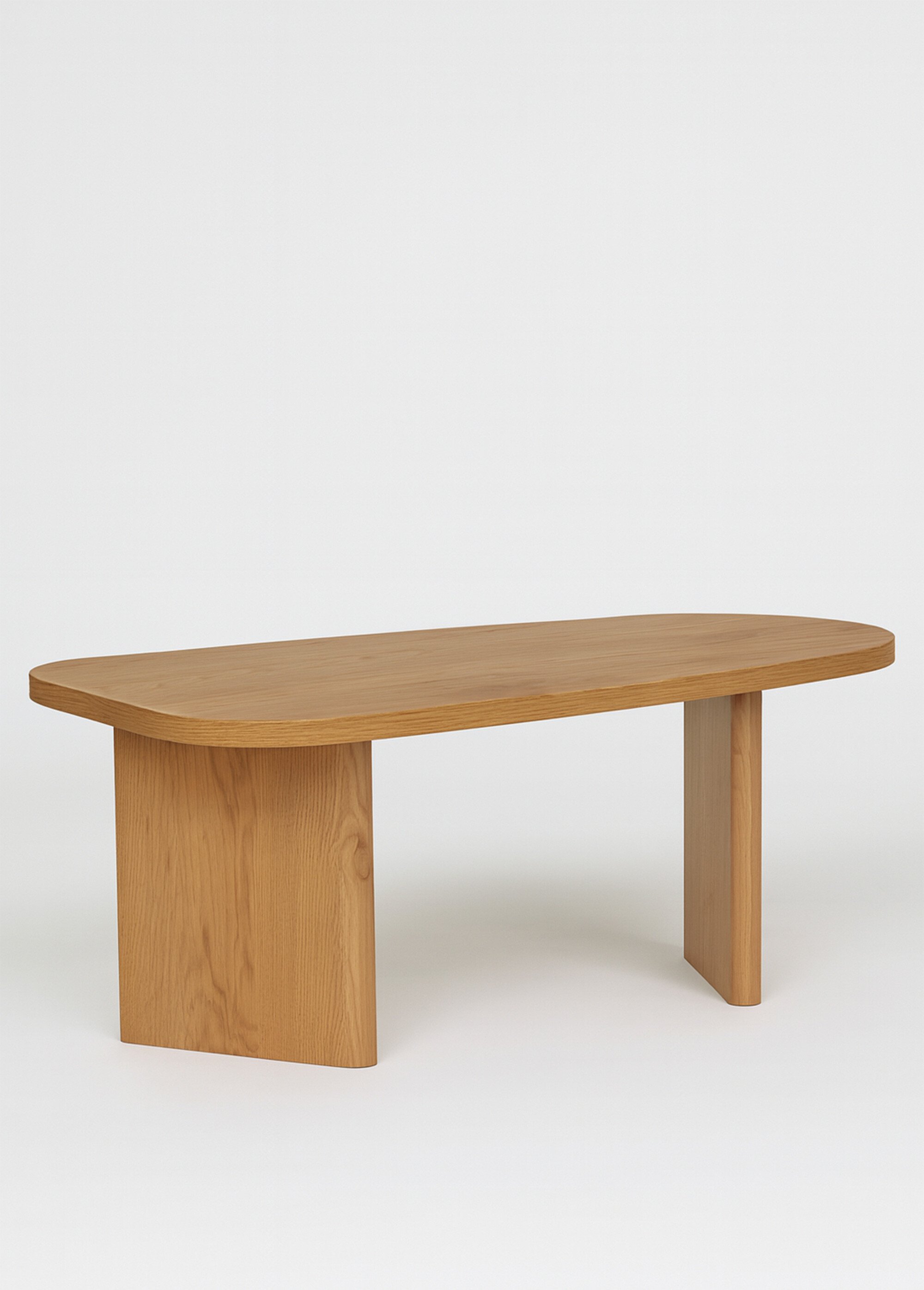 Table basse forme organique aspect naturel