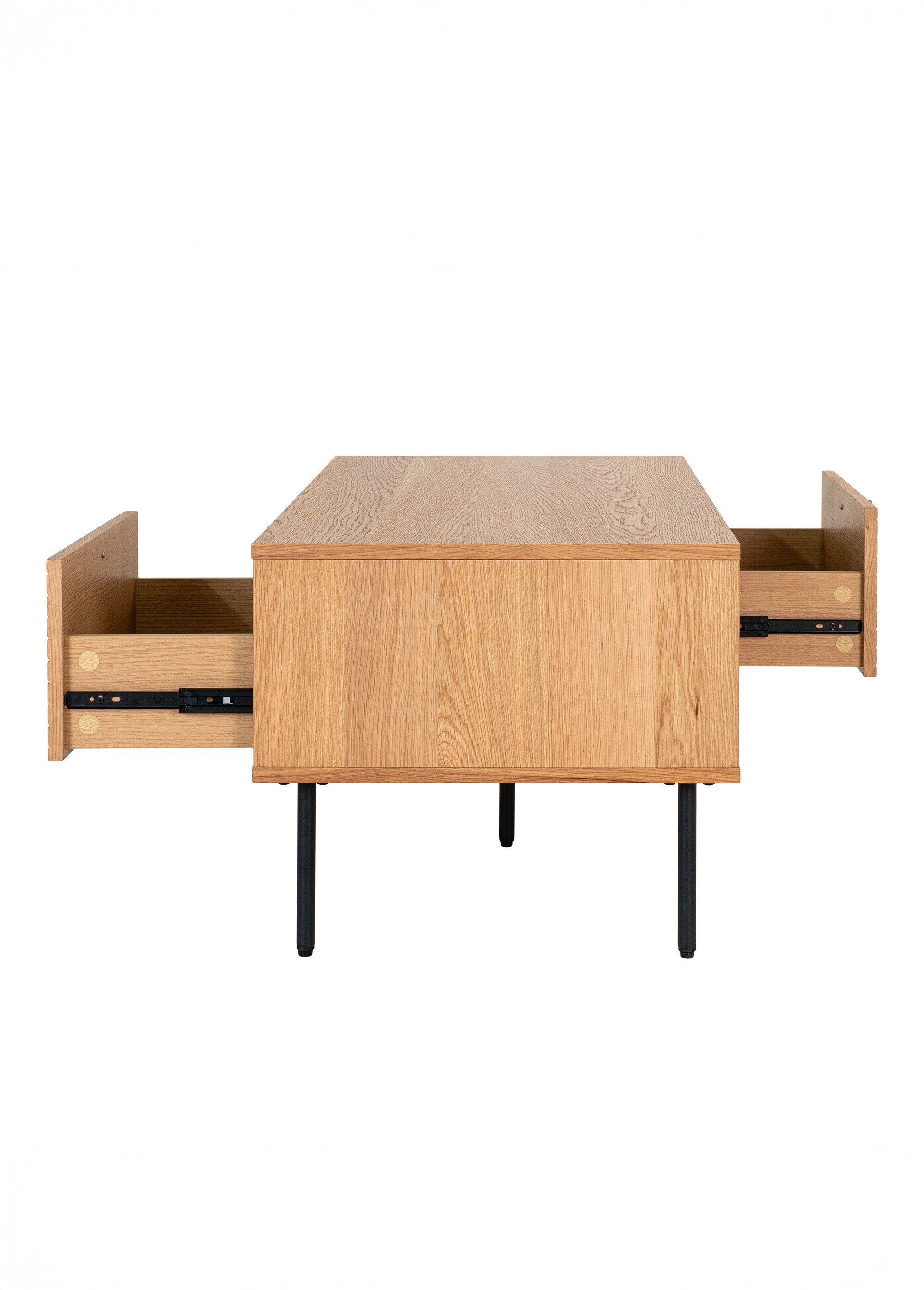 Table basse rectangulaire, chêne plaqué 1C CHENE HN-2102050 DE2