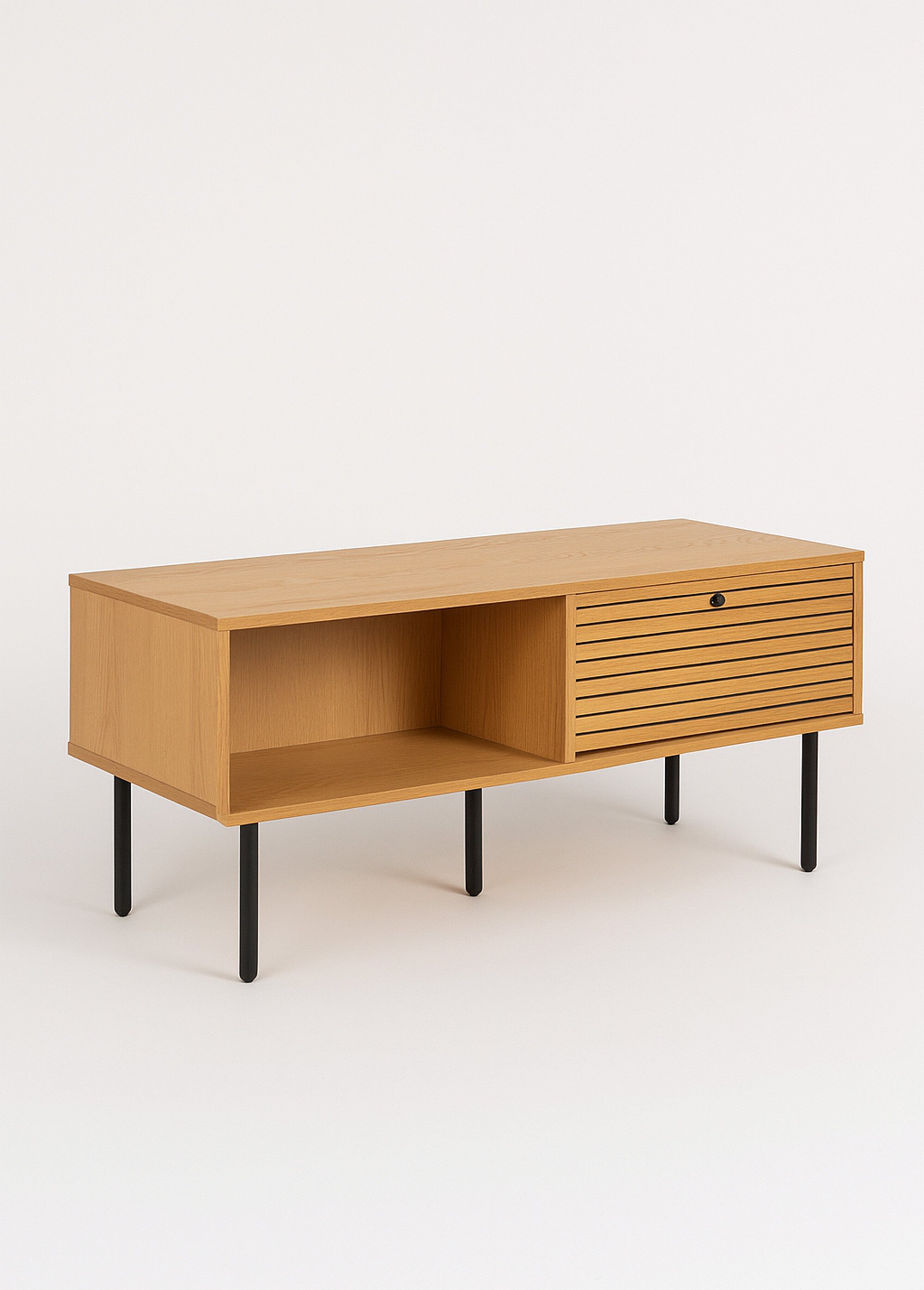 Table basse rectangulaire, chêne plaqué 1C CHENE HN-2102050 FA1