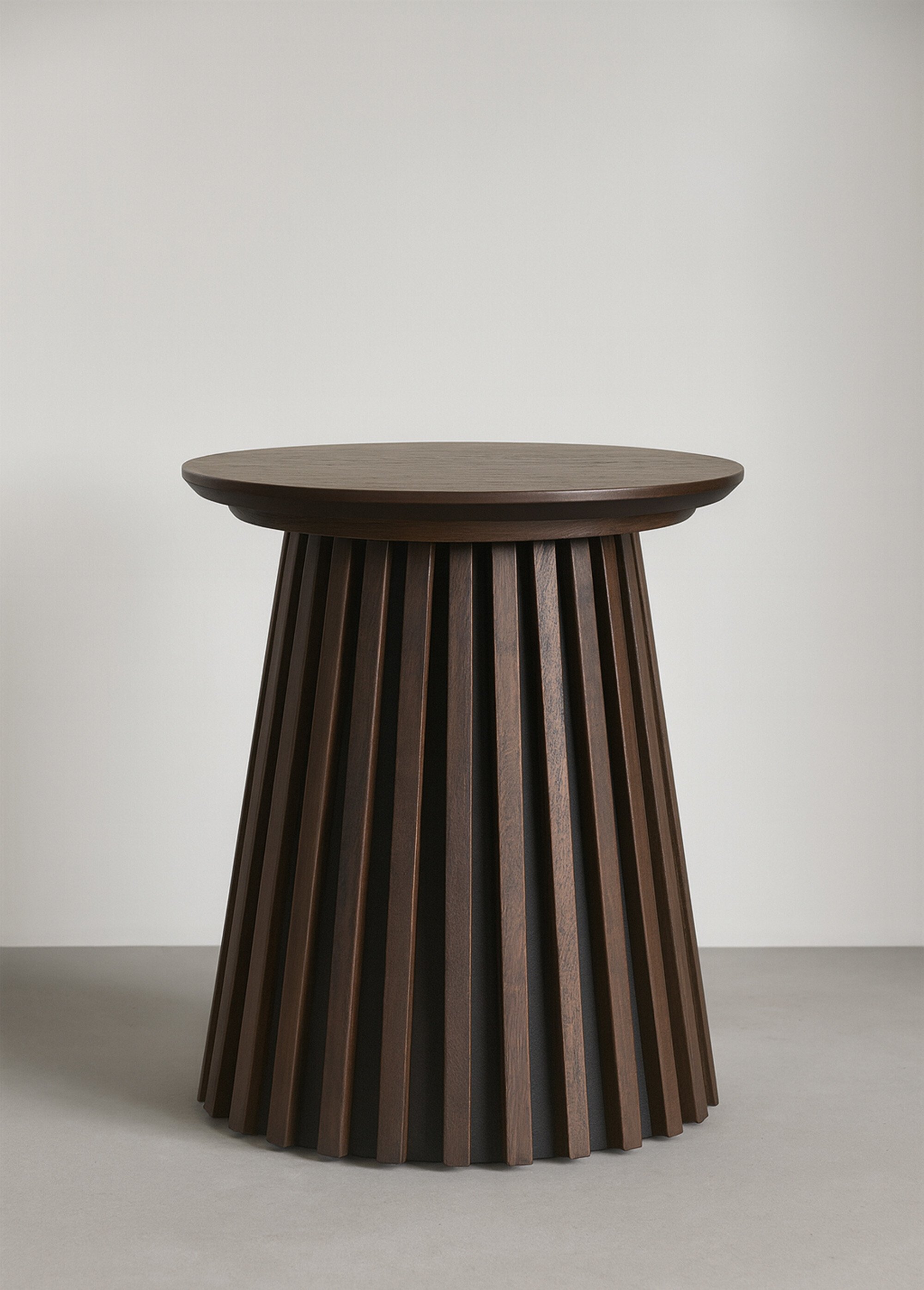 Table d'appoint en chêne plaqué 2F FUME HN-2102076 FA1