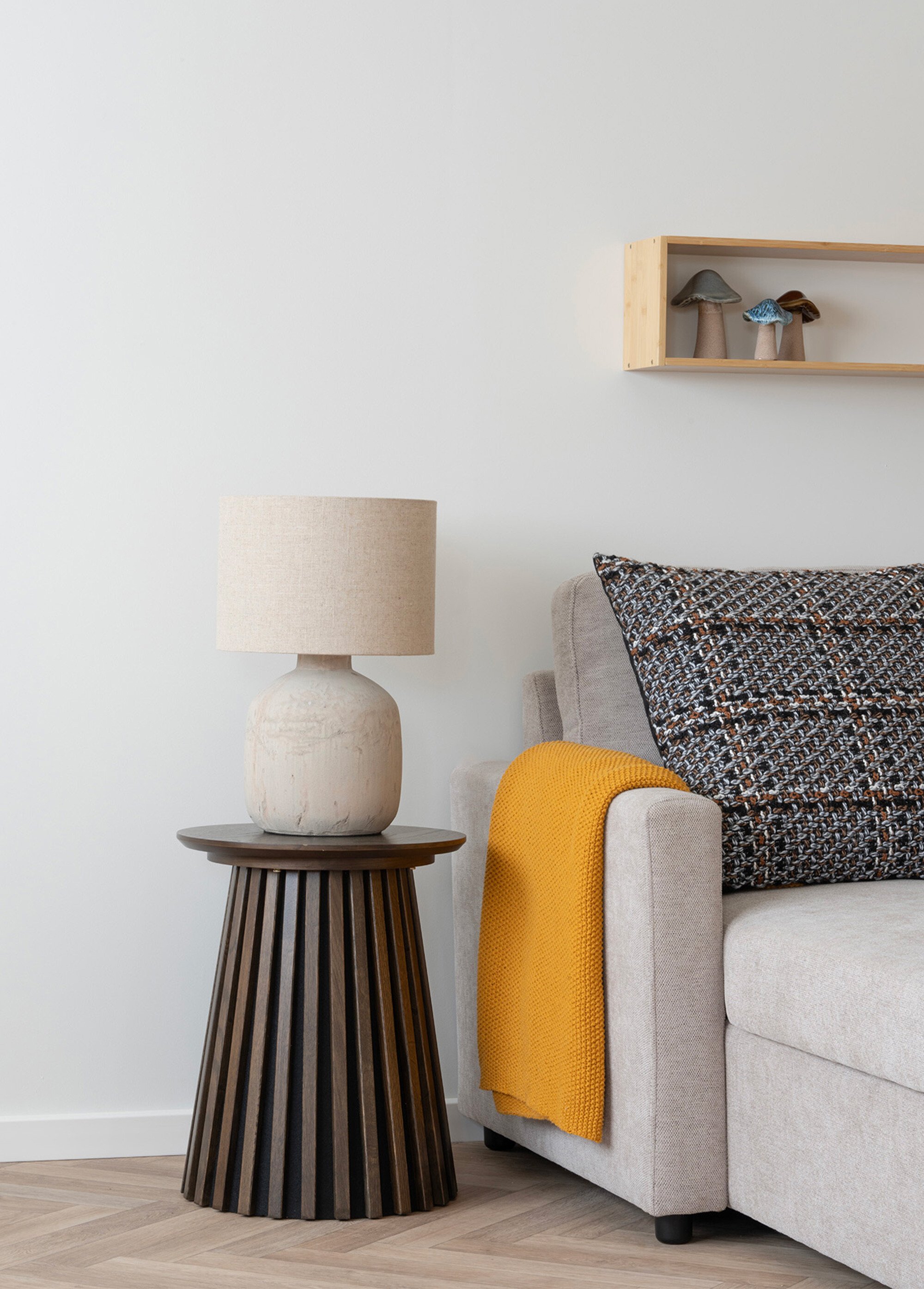 Table d'appoint en chêne plaqué 2F FUME HN-2102076 SI1