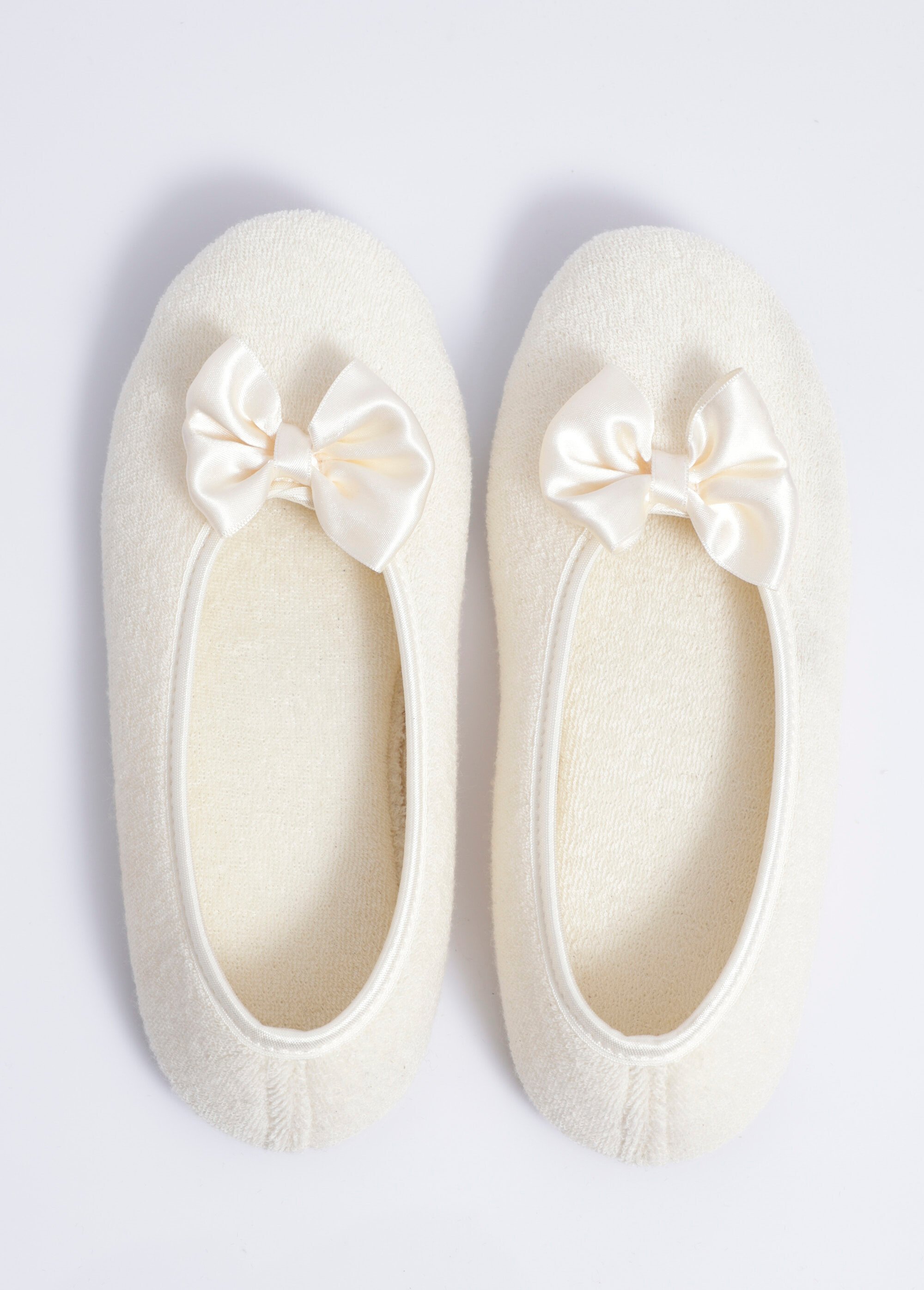 Chaussons ballerines souples largeur confort Femme Beige OSTIA OV1